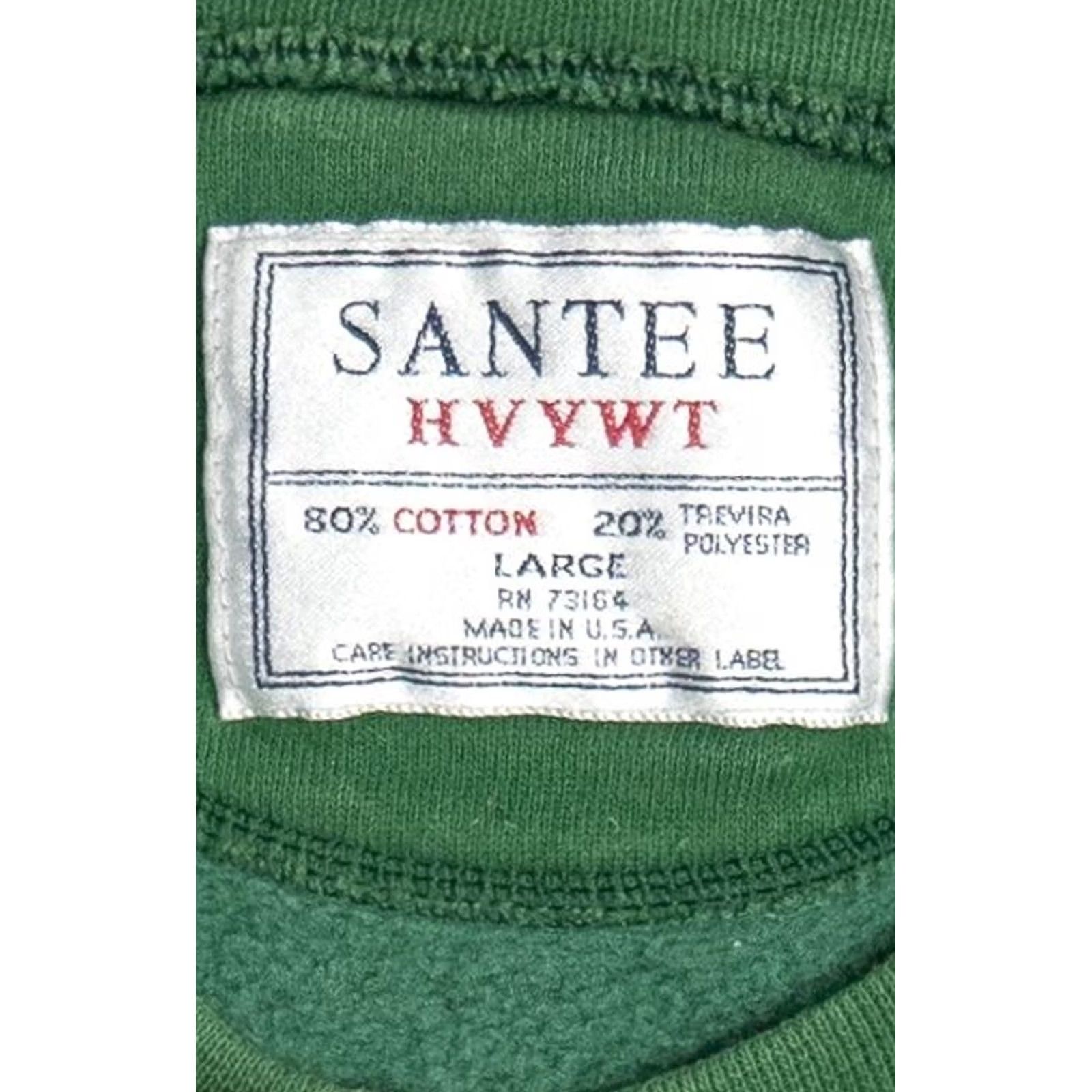 Vintage Vintage Sea Isle City Embroidered Souvenir Sweatshirt Santee Green 1990s Large Mens Womens Unisex Shirt Hoodie? Size US L / EU 52-54 / 3 - 3 Thumbnail