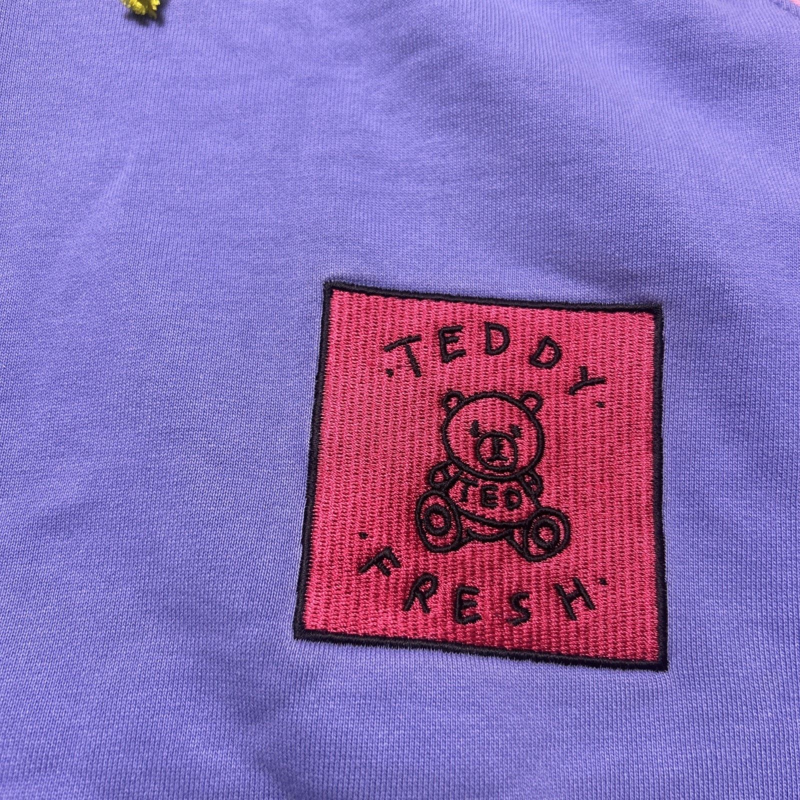 Teddy Fresh Teddy Fresh Color Block Pastel Hoodie Small Patchwork Stains Size US S / EU 44-46 / 1 - 8 Thumbnail