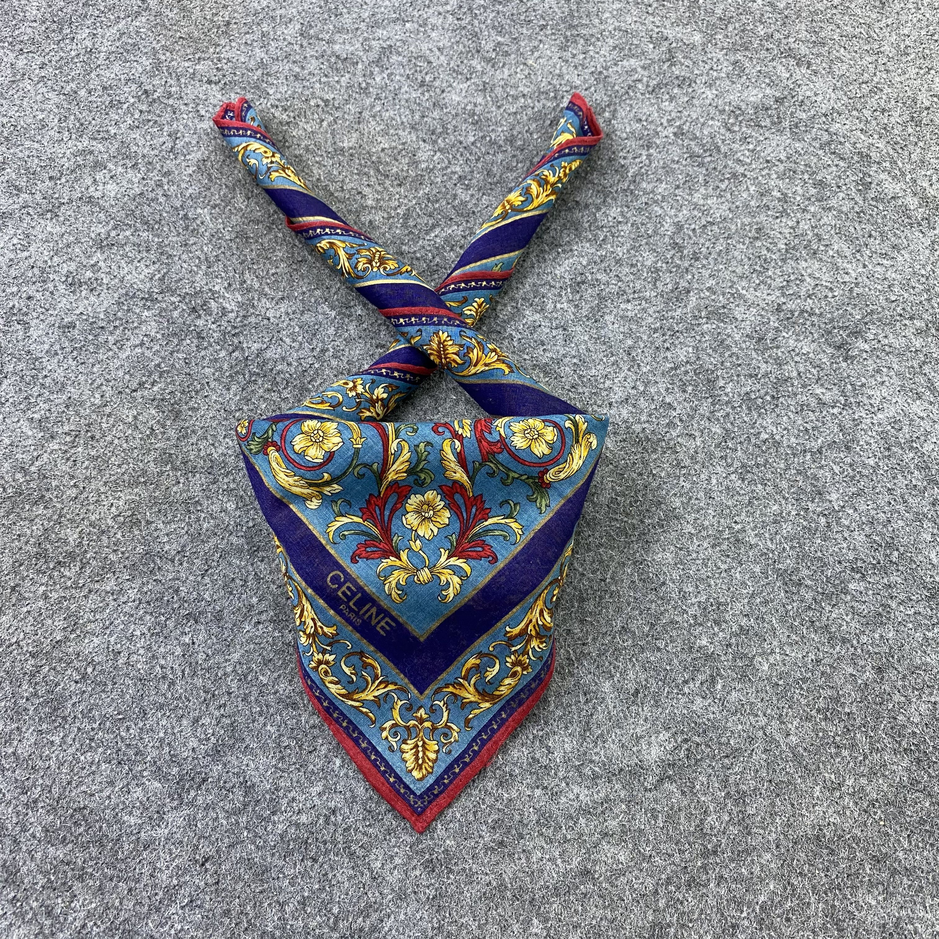 Celine Celine Handkerchief Neckerchief Bandana-B2040 Size ONE SIZE - 2 Thumbnail