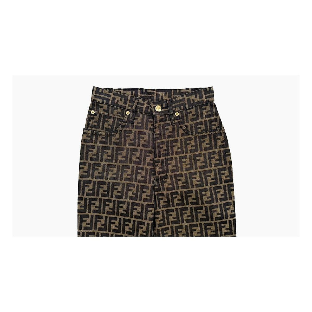 Fendi Fendi Monogram FF Pants Size 25" / US 0 / IT 36 - 3 Thumbnail