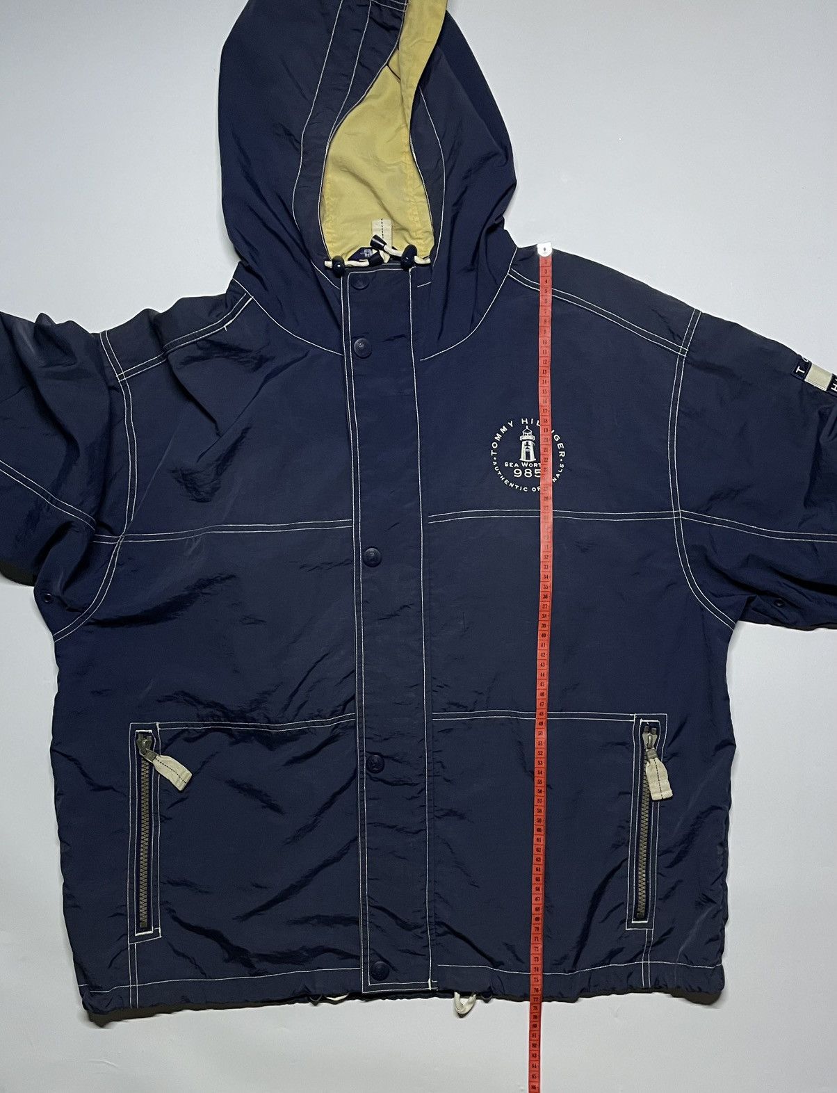 Tommy Hilfiger × Tommy Jeans × Vintage Tommy HiIfiger 985’Sailing gear packable Navy sportwear Size US XL / EU 56 / 4 - 19 Thumbnail