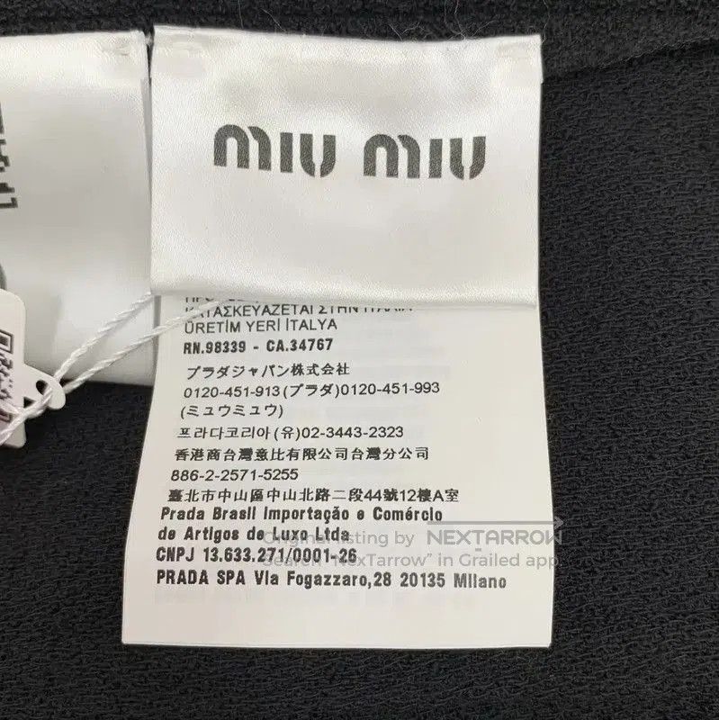 Miu Miu Miu Miu Black Wool Dress with Button Detail . Size S / US 4 / IT 40 - 6 Thumbnail