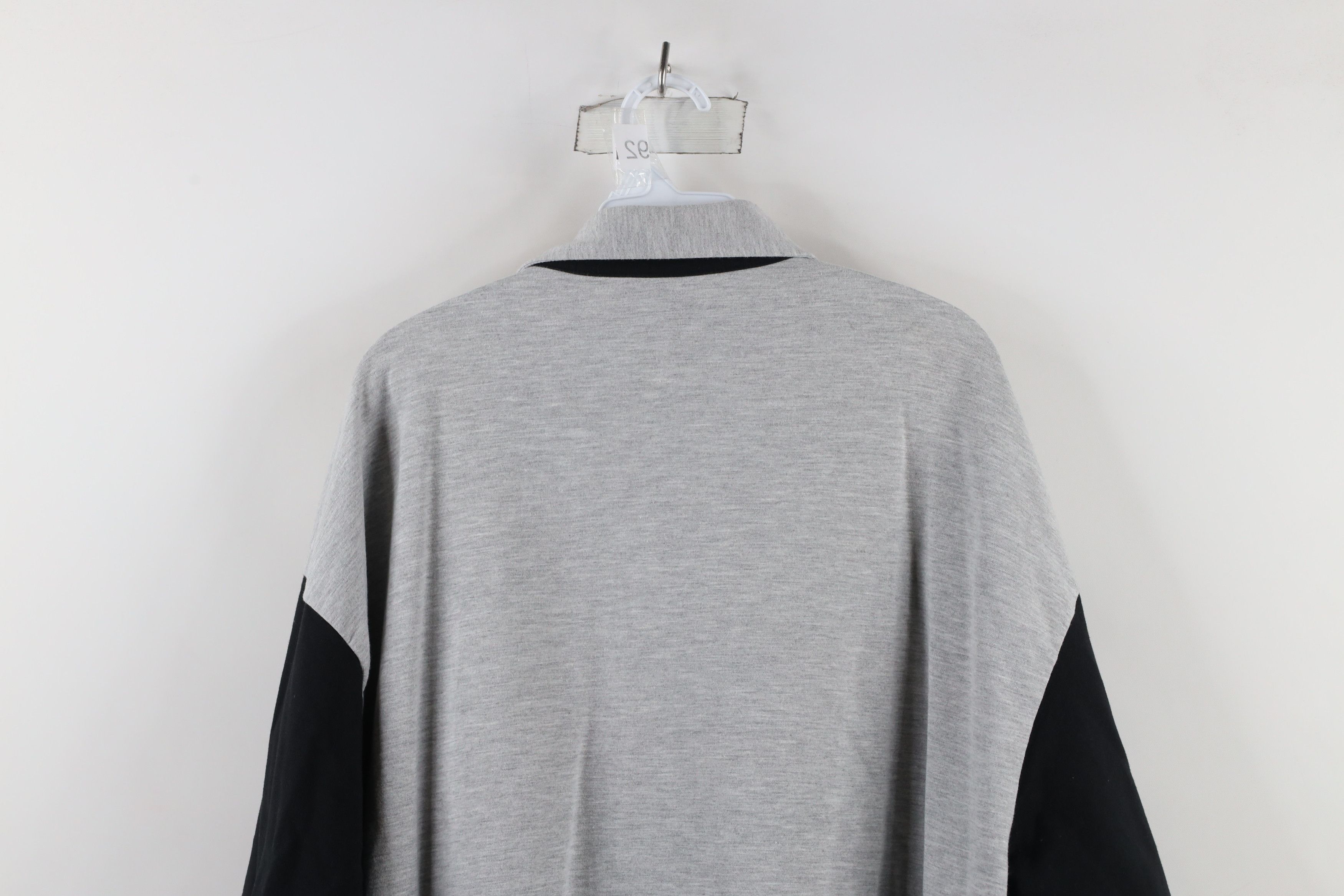 Vintage Vintage 90s Streetwear Block Collared Pullover Polo Shirt Size US XXL / EU 58 / 5 - 10 Thumbnail