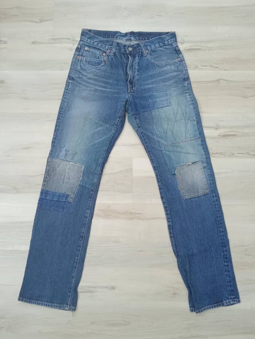 Blue Blue Japan Vintage Distressed Blue Blue Japan Size US 32 / EU 48 - 1 Thumbnail