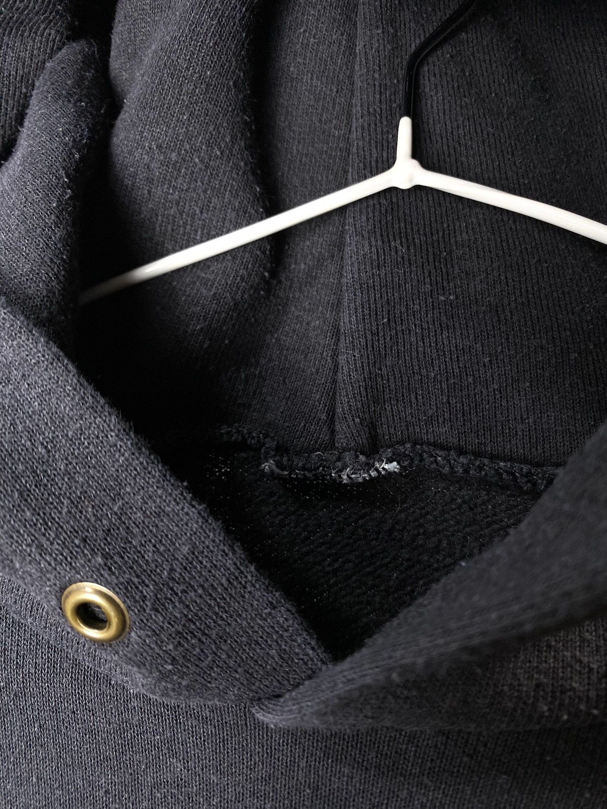 Vintage Vintage 1990’s Black Is My Happy Colour Hoodie Grail Size US L / EU 52-54 / 3 - 7 Thumbnail