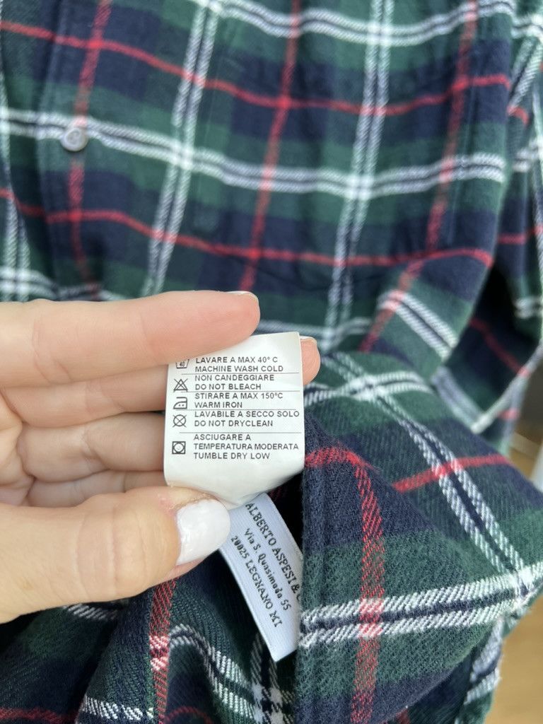 Aspesi Aspesi Green Flannel Size US L / EU 52-54 / 3 - 4 Thumbnail