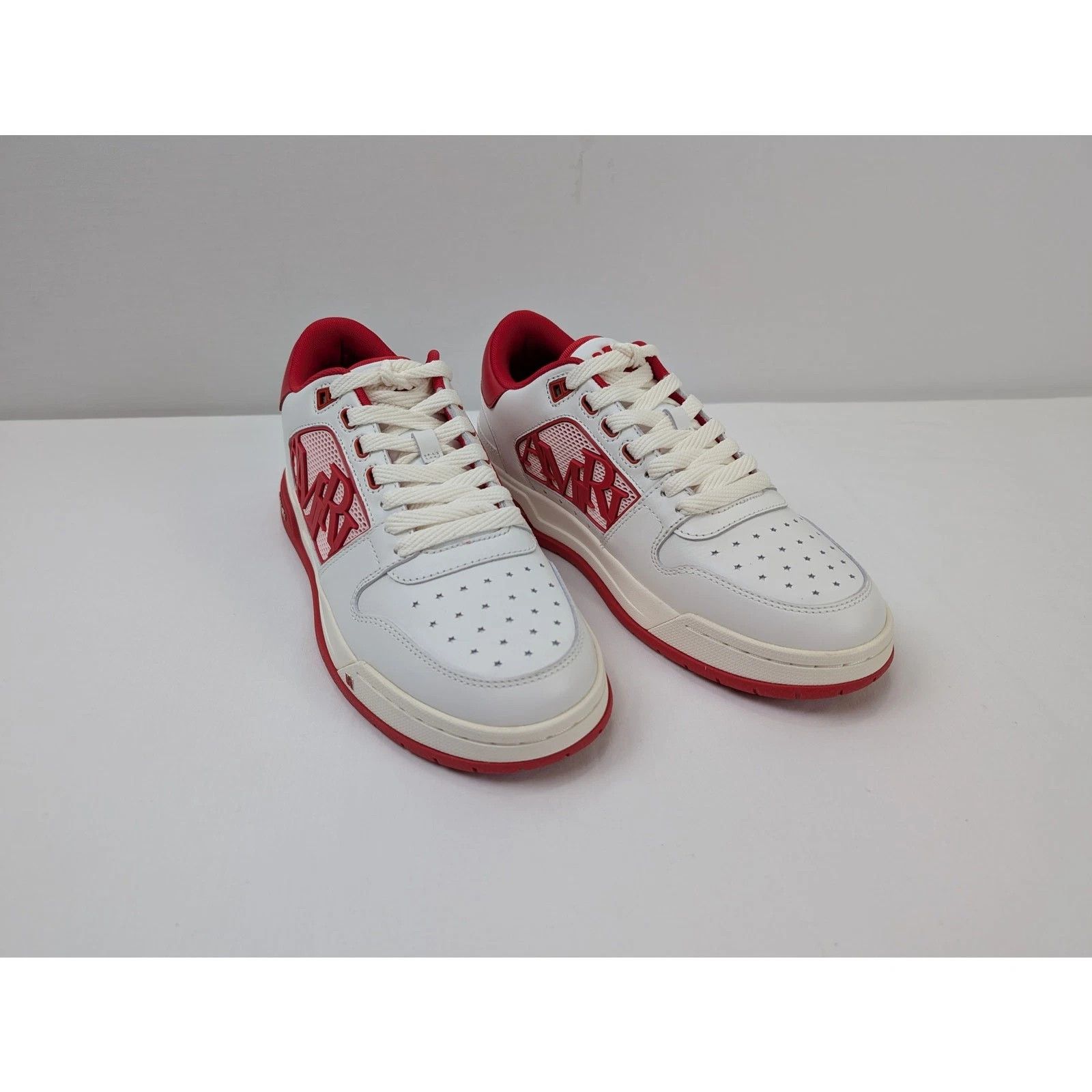 Amiri o1rshd1 Classic Low top Sneakers in White/Red Size US 10 / EU 43 - 6 Thumbnail