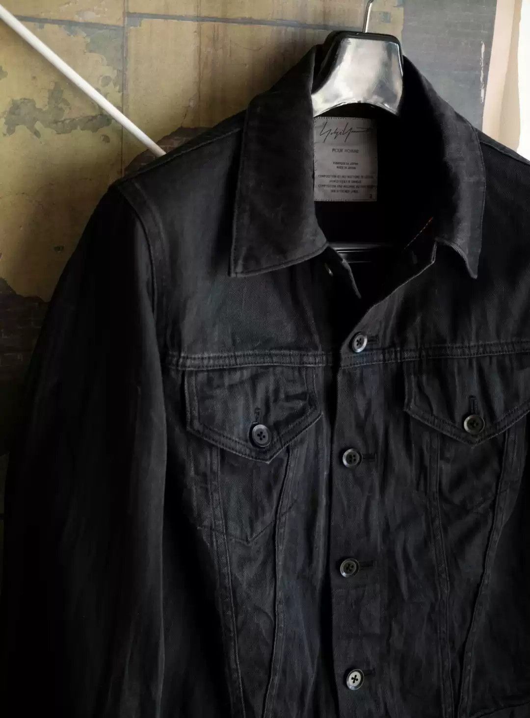 Yohji Yamamoto Yohji Yamamoto Pour Homme Slogan JKT-2505 Size US M / EU 48-50 / 2 - 3 Thumbnail