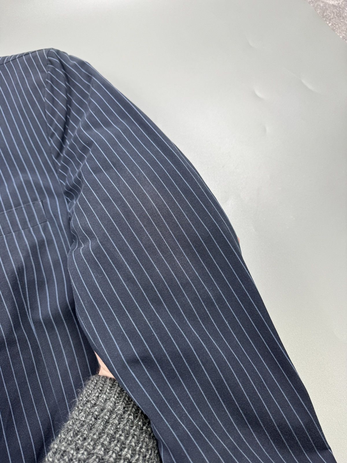 Etro Etro Two Button Striped Cotton Blazer (Y1252) Size 40R - 10 Thumbnail