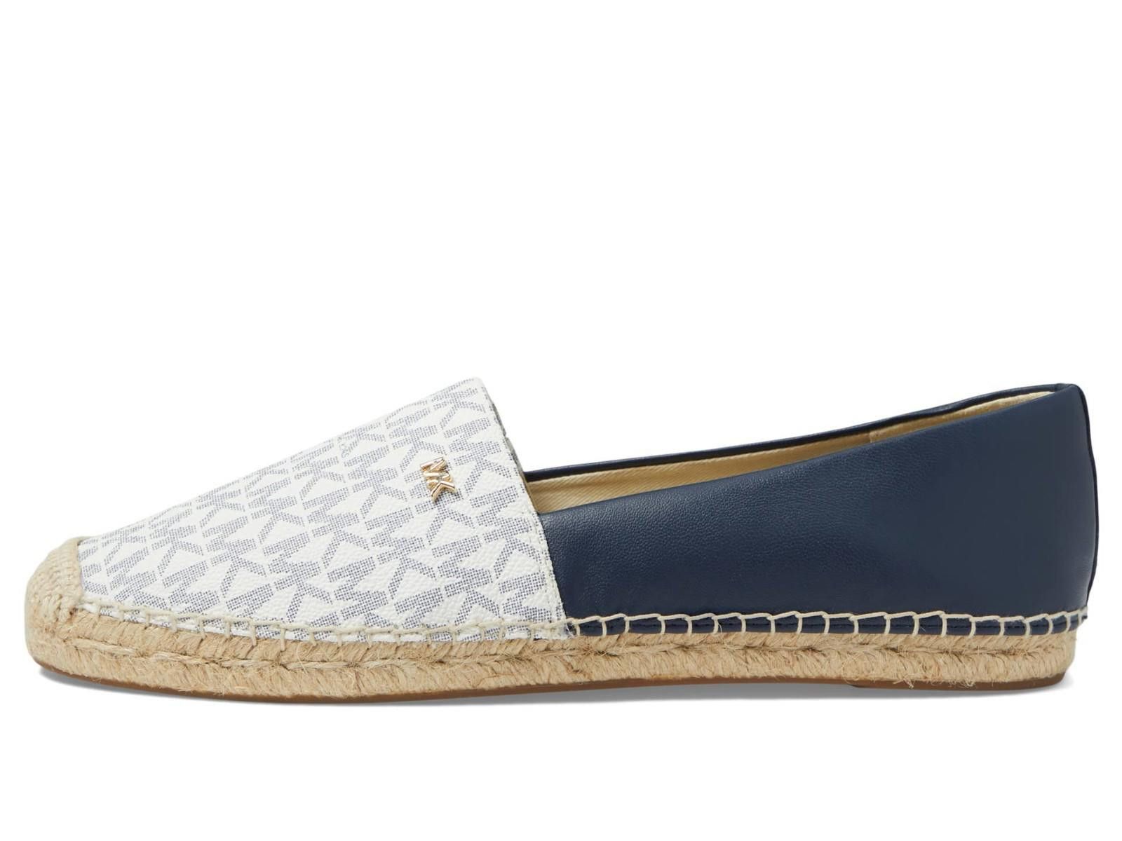 Michael Kors Michael Kors Kendrick Slip-On White/Navy Espadrille 7.5 NEW Size US 7.5 / IT 37.5 - 4 Thumbnail