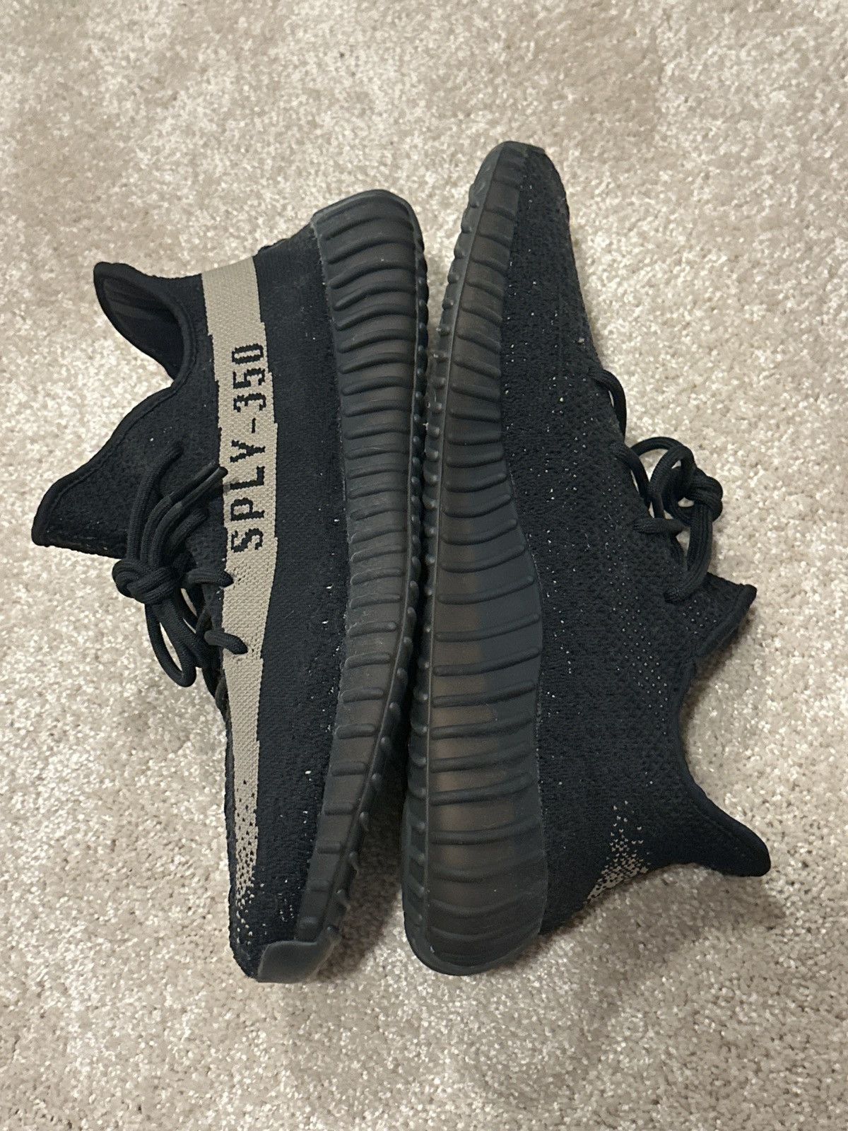 Adidas Adidas Yeezy Boost 350 V2 Core Black White Size US 12 / EU 45 - 1 Thumbnail