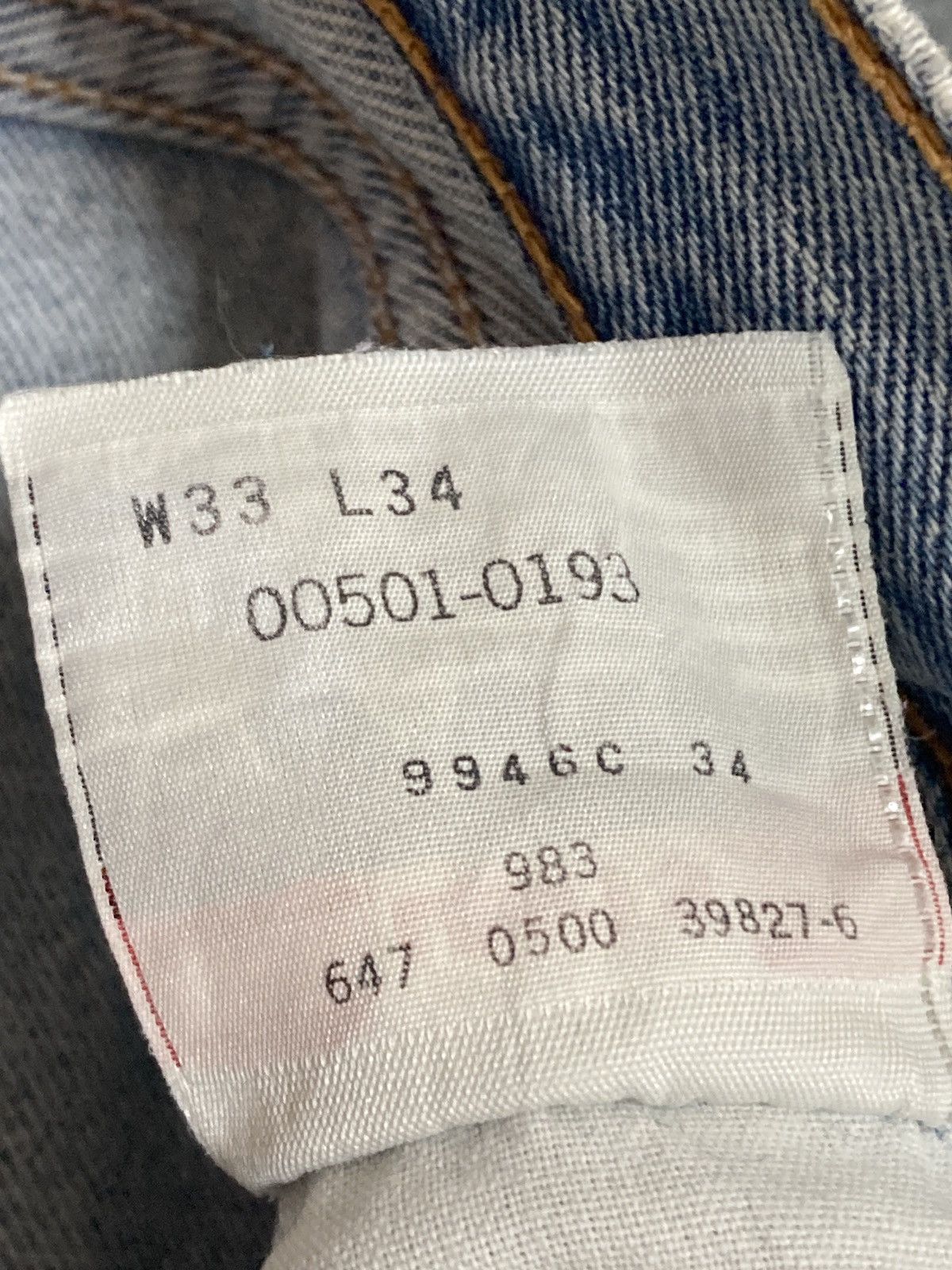 Levi's Vintage Y2K Levis 501 jeans Made in Mexico Size US 33 - 6 Thumbnail