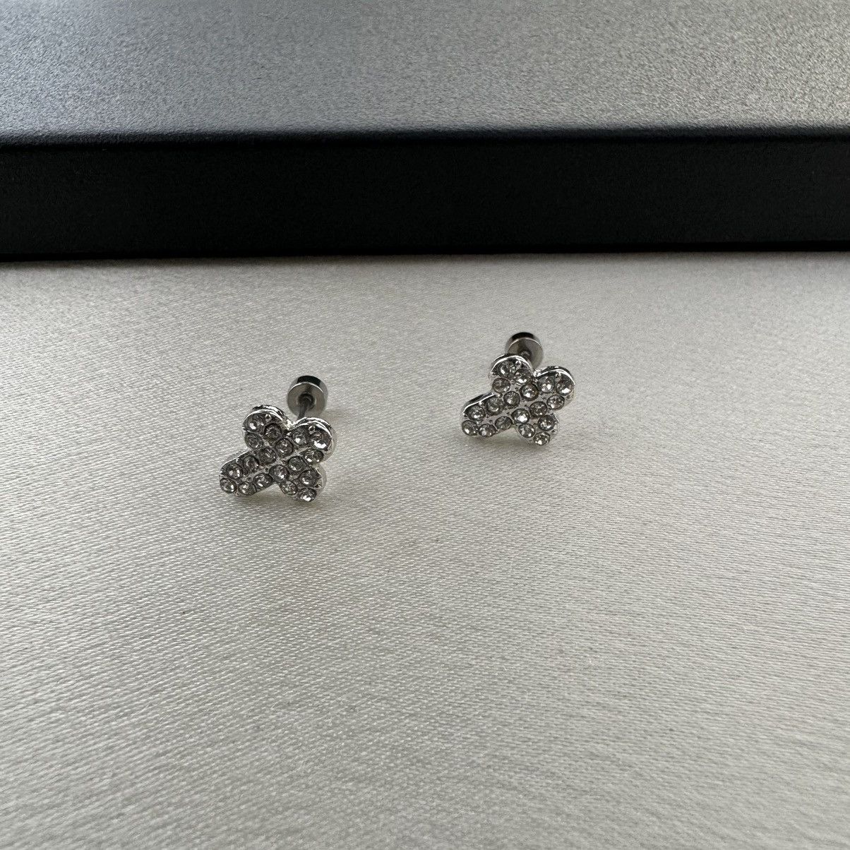 Other CZ Small Cross Stud Earrings for Men Women Unisex Style Size ONE SIZE - 2 Thumbnail