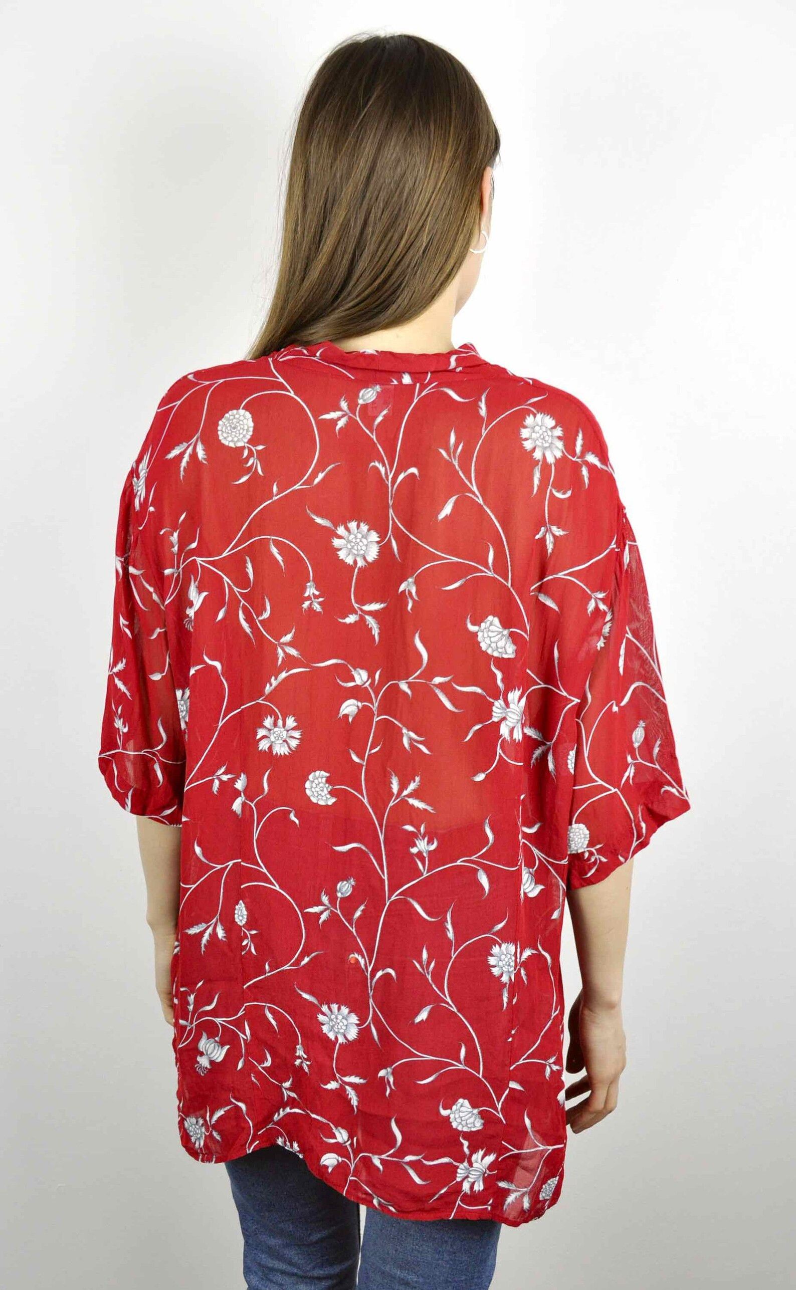 Other × Vintage TRU Oversized US 16 Transparent L Blouse UK 18 Shirt Top Tee Size L / US 10 / IT 46 - 5 Thumbnail