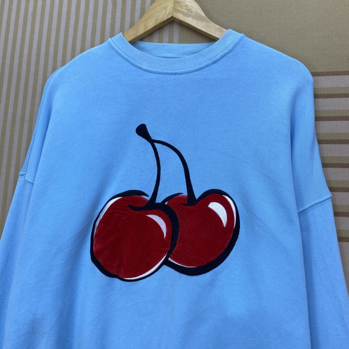 Japanese Brand 🫶Vintage Kirsh Double Big Cherry Sweatshirt Size US M / EU 48-50 / 2 - 3 Thumbnail