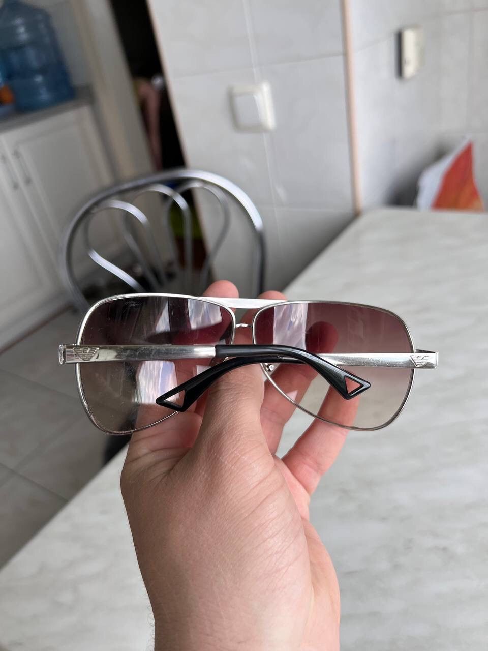 Emporio Armani × Vintage Vintage Emporio Armani Sunglasses Punk Rock Eyewear Logo Y2K Size ONE SIZE - 11 Thumbnail