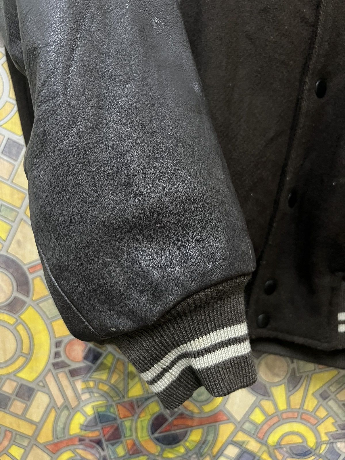 Leather Big Logo VENDOME RACING (GJ 36) Size US XL / EU 56 / 4 - 14 Thumbnail