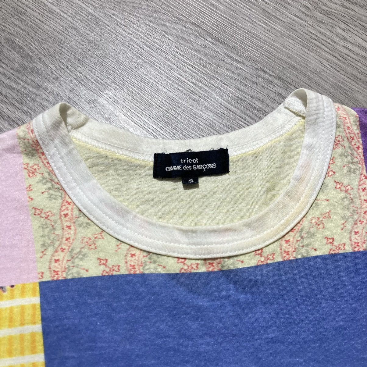 Comme des Garcons Homme 🇯🇵Vintage Tricot Comme Des Garcons Multi Pattern Tee Designer Size US XS / EU 42 / 0 - 8 Thumbnail
