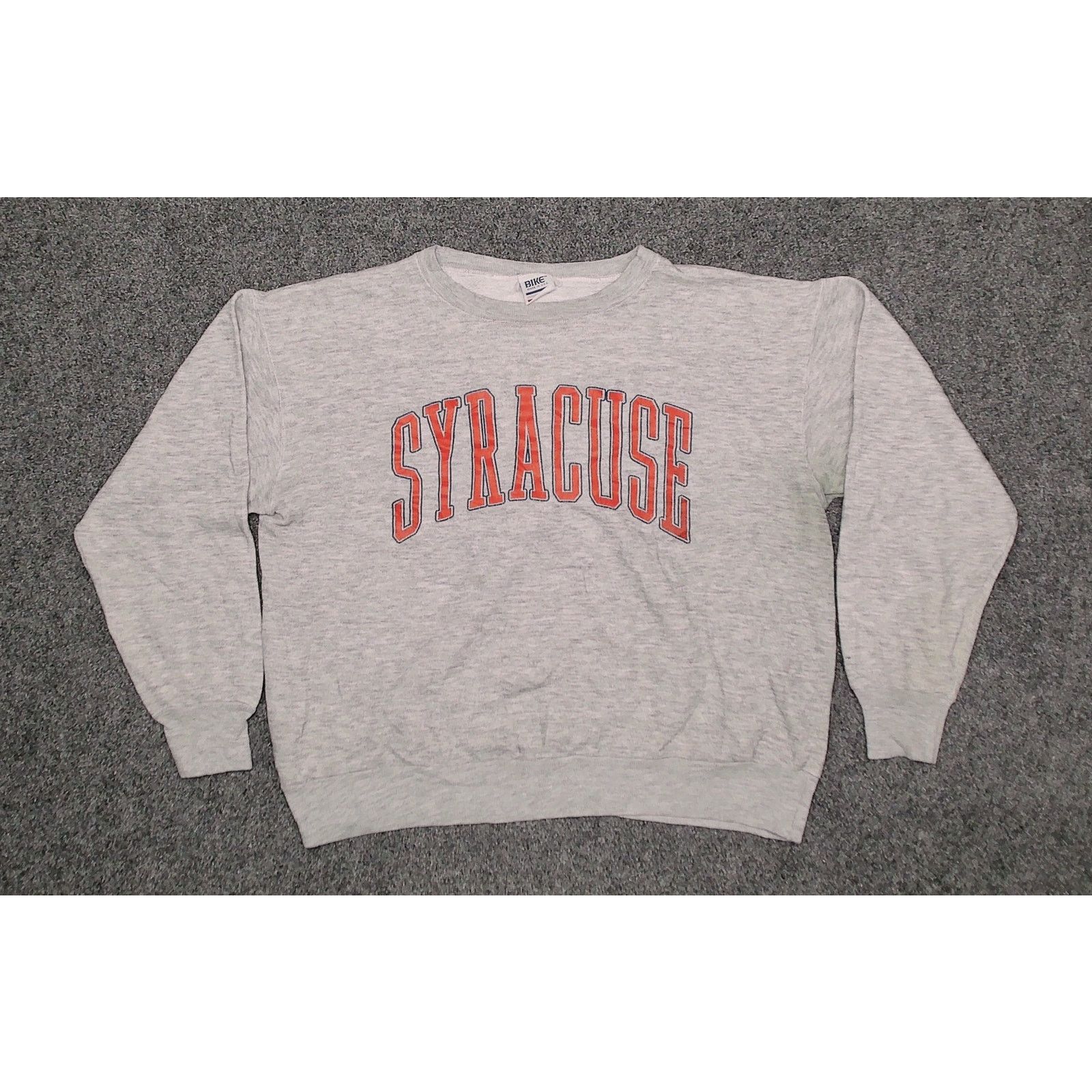 Vintage VTG Bike Athletic | 90s Syracuse Boxy Cropped Sweatshirt XL Size XL / US 12-14 / IT 48-50 - 3 Thumbnail