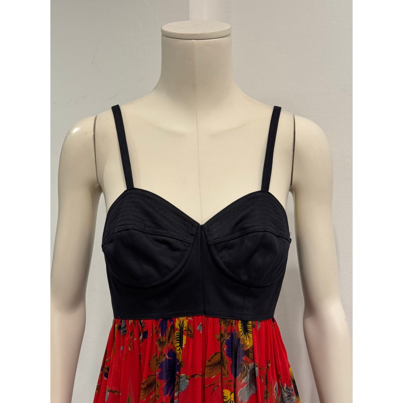 Jean Paul Gaultier 1990s Jean Paul Gaultier corseted floral dress Size M / US 6-8 / IT 42-44 - 6 Thumbnail