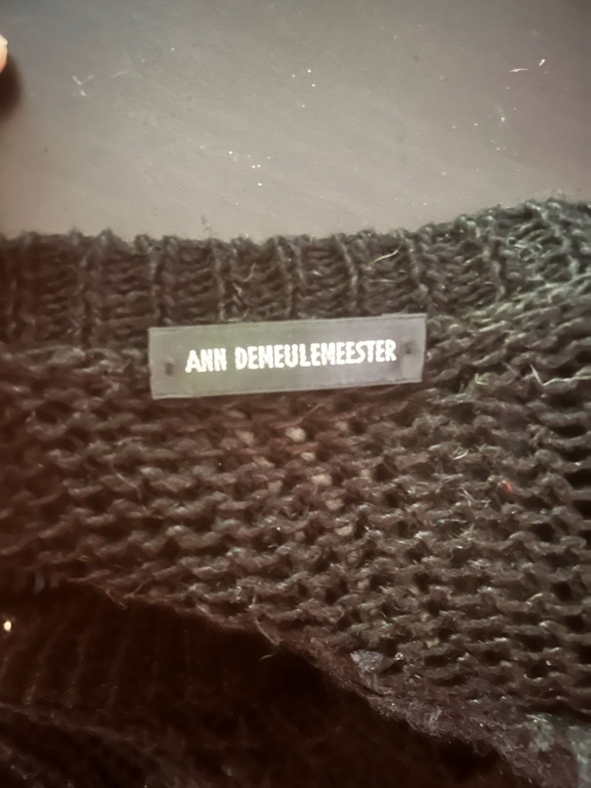 Ann Demeulemeester × Japanese Brand Ann Demeulemeester Black and Blue Knit Size US M / EU 48-50 / 2 - 4 Thumbnail