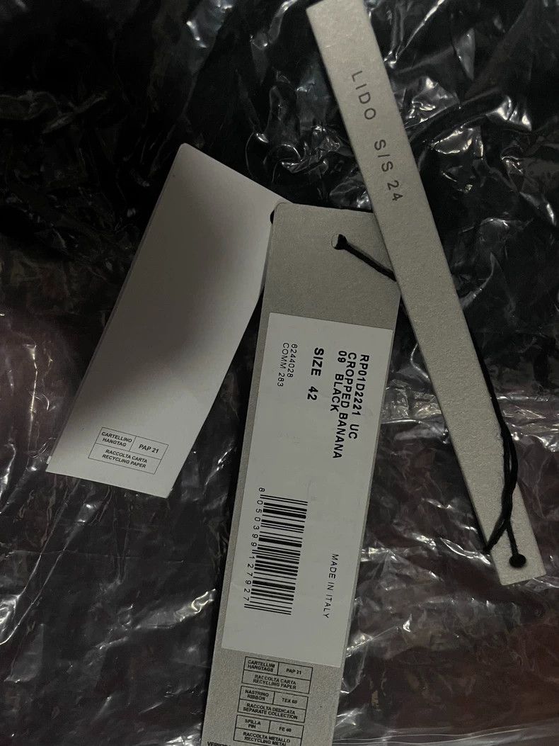 Rick Owens Rick Owens24ss Lido cropped banana Two banana vests Long sl Size US XS / EU 42 / 0 - 5 Thumbnail