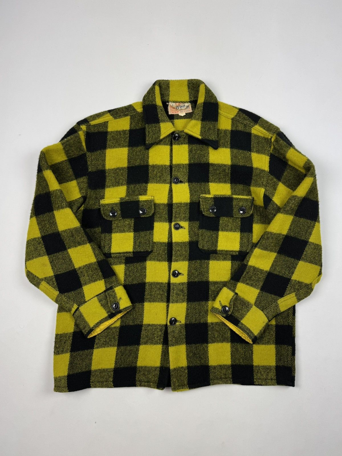 Vintage 50-60’s Vintage Humphrey Regent Wool Chest Pockets Overshirt Size US M / EU 48-50 / 2 - 4 Thumbnail