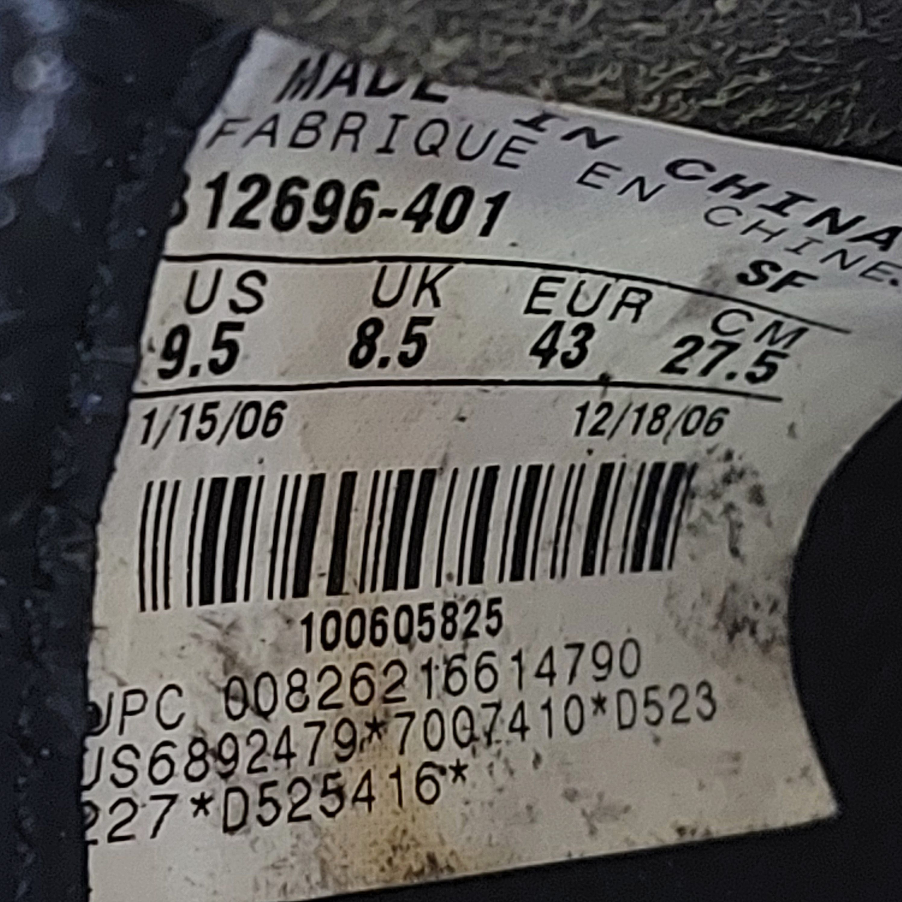 Nike Mercurial Talaria III Elite FG 312696-401 US9.5 UK8.5 27.5CM Size US 9.5 / EU 42-43 - 13 Thumbnail