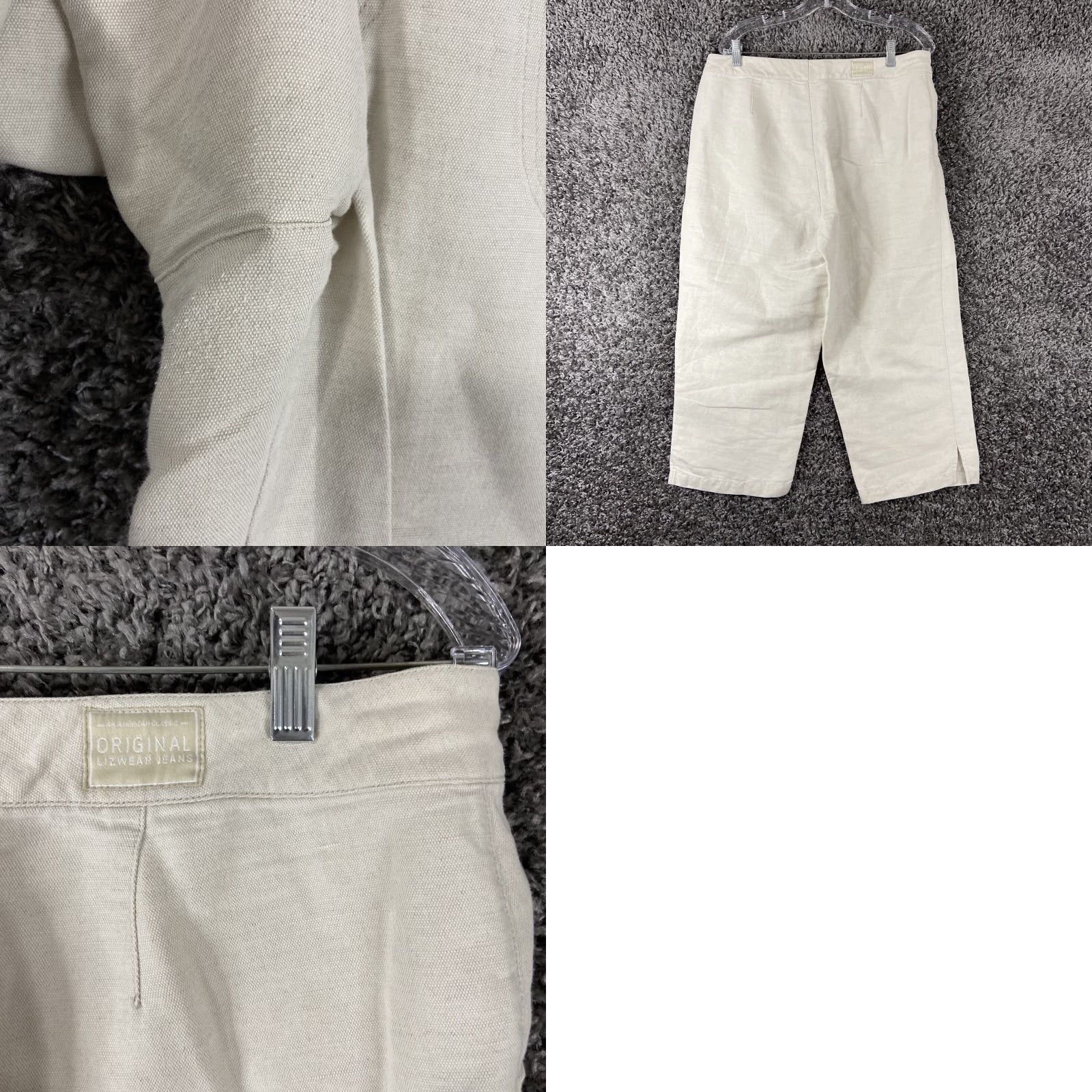 Liz Claiborne Liz Claiborne Audra White Pants Women’s 14 - Dress Pants, White, Women's, 14 Size 36" / US 14 / IT 50 - 8 Thumbnail
