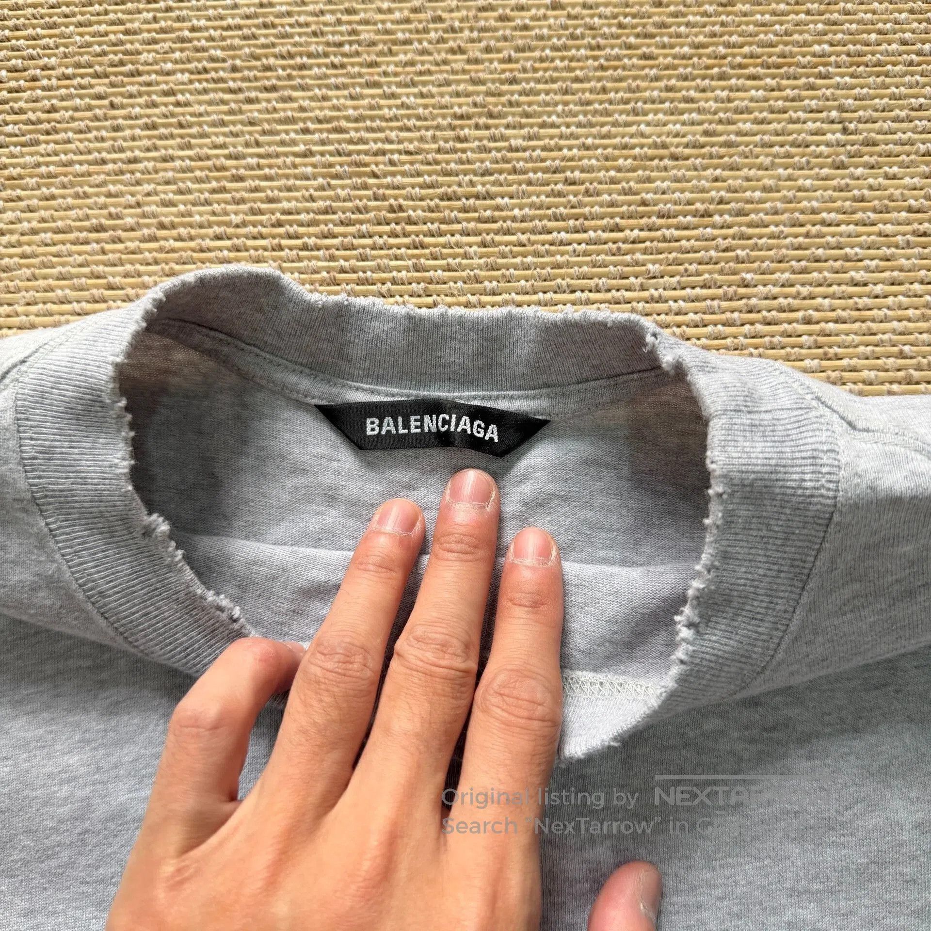 Balenciaga Balenciaga Gray Long Sleeve Shirt. Size US XS / EU 42 / 0 - 5 Thumbnail