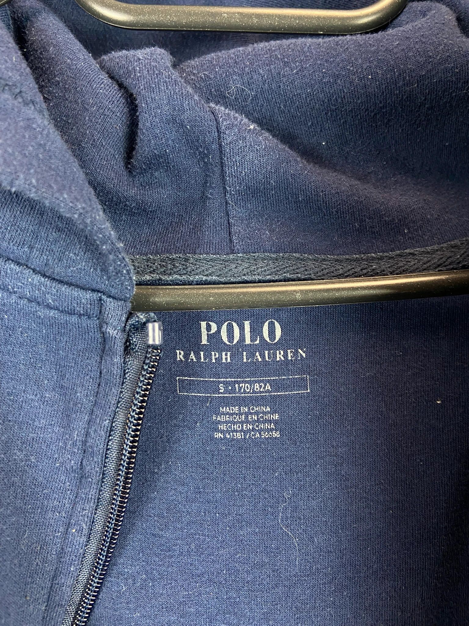 Ralph Lauren Ralph Lauren Navy Full-Zip Hoodie S Size US S / EU 44-46 / 1 - 3 Thumbnail