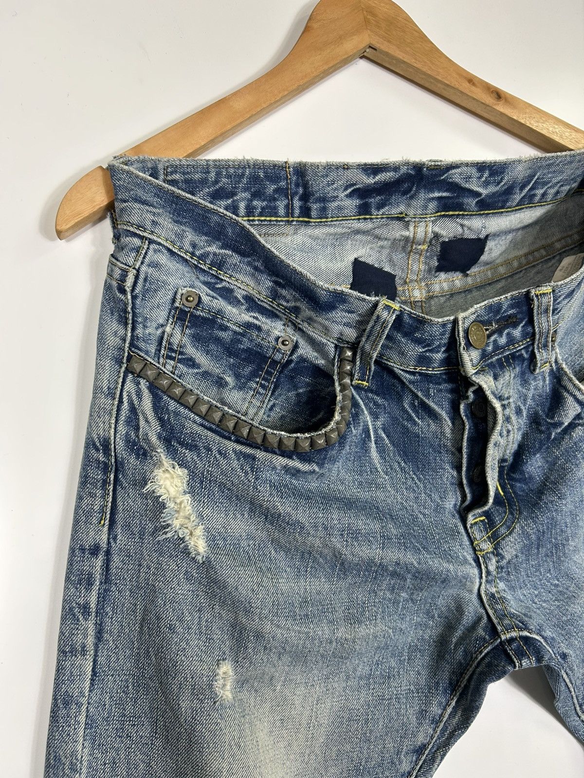 Andy Warhol × Hysteric Glamour Hysteric Glamour x Andy Warhol Distressed Vintage Jeans Size 30" / US 8 / IT 44 - 5 Thumbnail