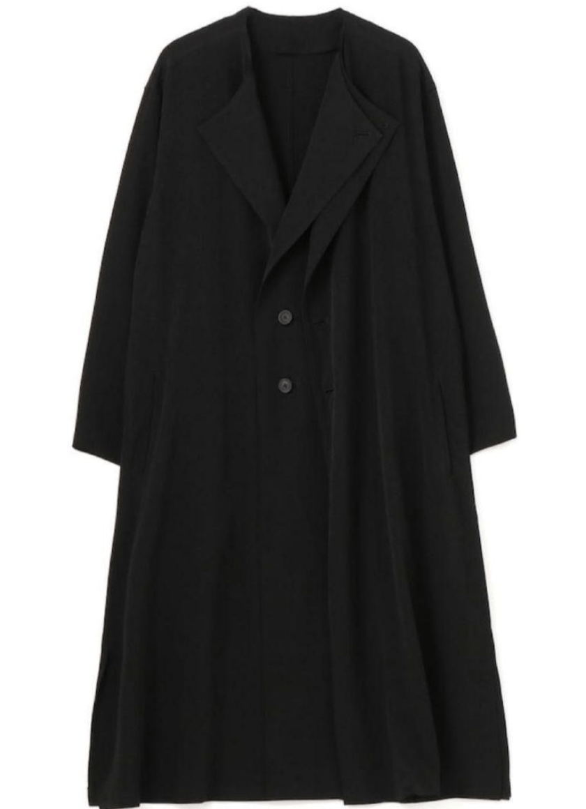 Yohji Yamamoto Pour Homme - Collarless Layered Shirt Coat