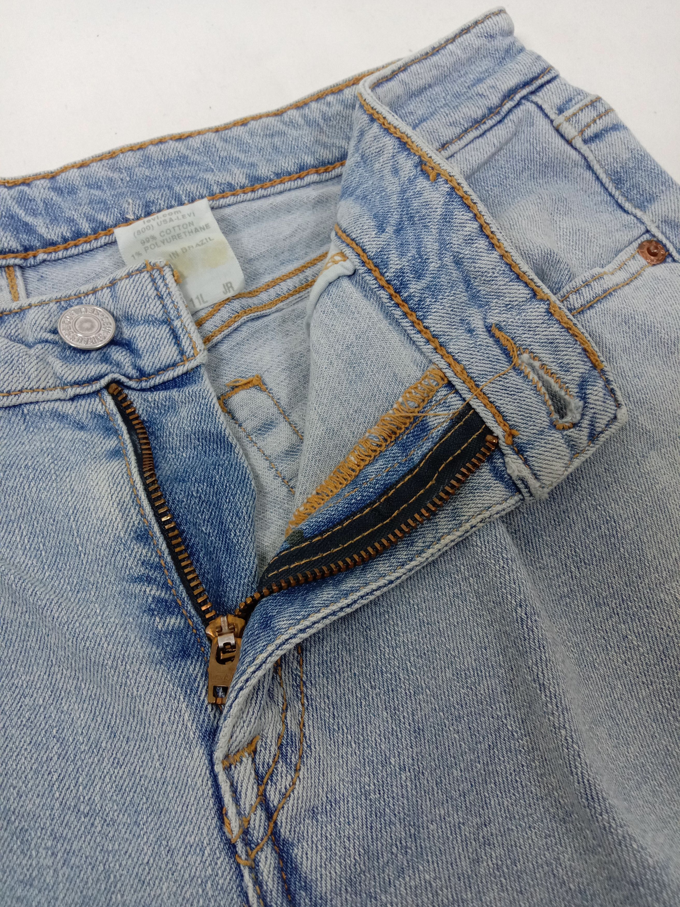 Levi's Vintage Levi's 518 Flare Jeans Light Wash Denim Size 33" - 9 Thumbnail