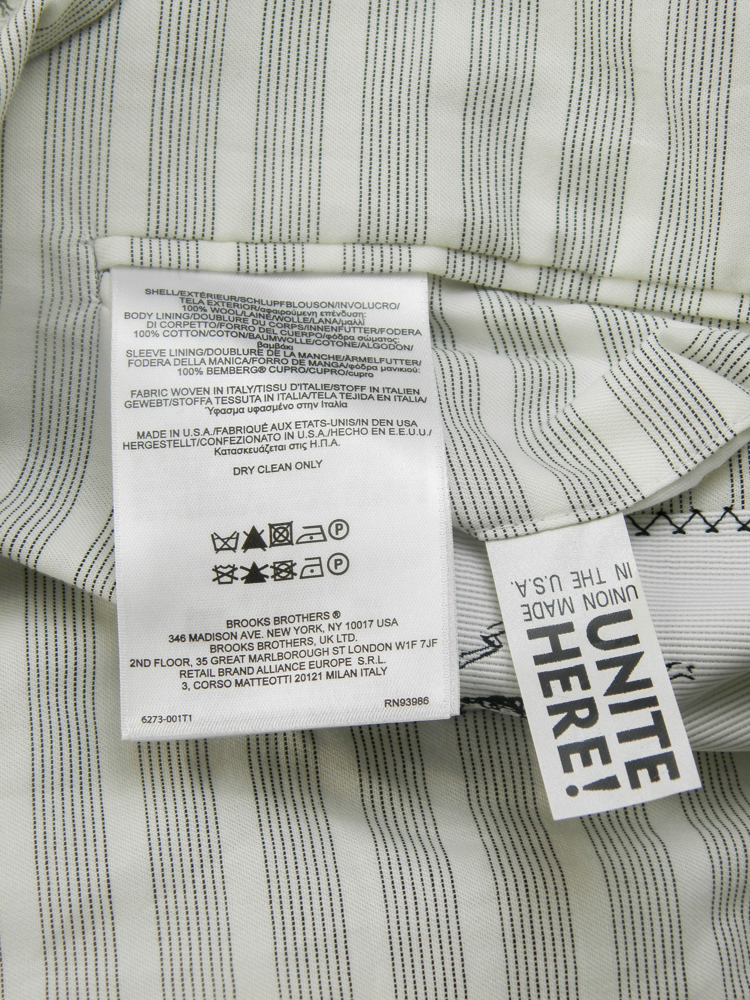 Brooks Brothers Black Fleece Thom Browne with Brooks Brothers single breasted jacket Size 38R - 6 Thumbnail