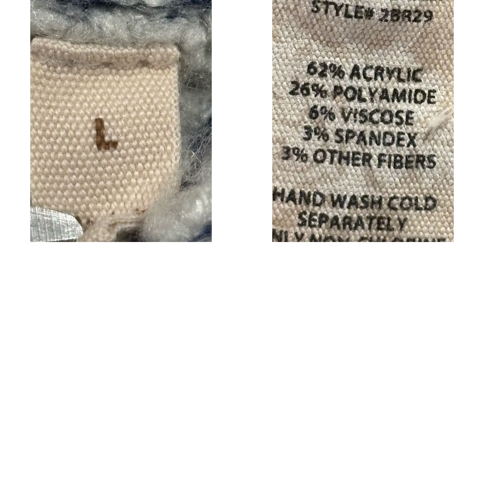 Soft Surroundings Soft Surroundings Cardigan Sweater L Women’s Gray Blue Caressa Grid Chunky Knit Rib Raglan Long Sleeve Lightweight Casual Office Fall Spring Winter Size L / US 10 / IT 46 - 8 Thumbnail