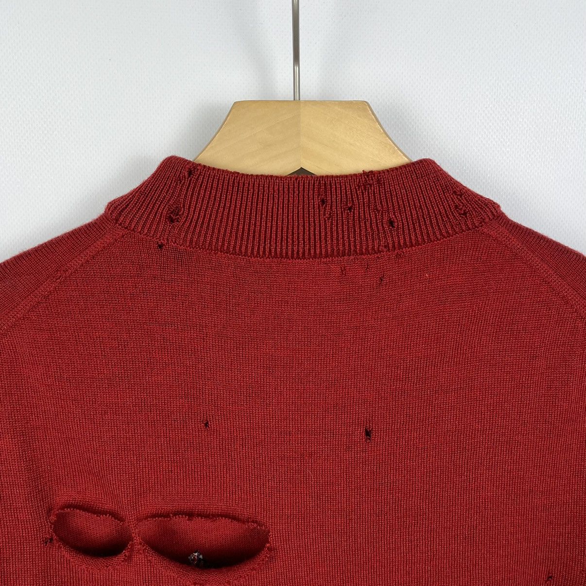 Vivienne Westwood Vivienne Westwood Red Label Distressed Wool Sweater Size L / US 10 / IT 46 - 21 Thumbnail