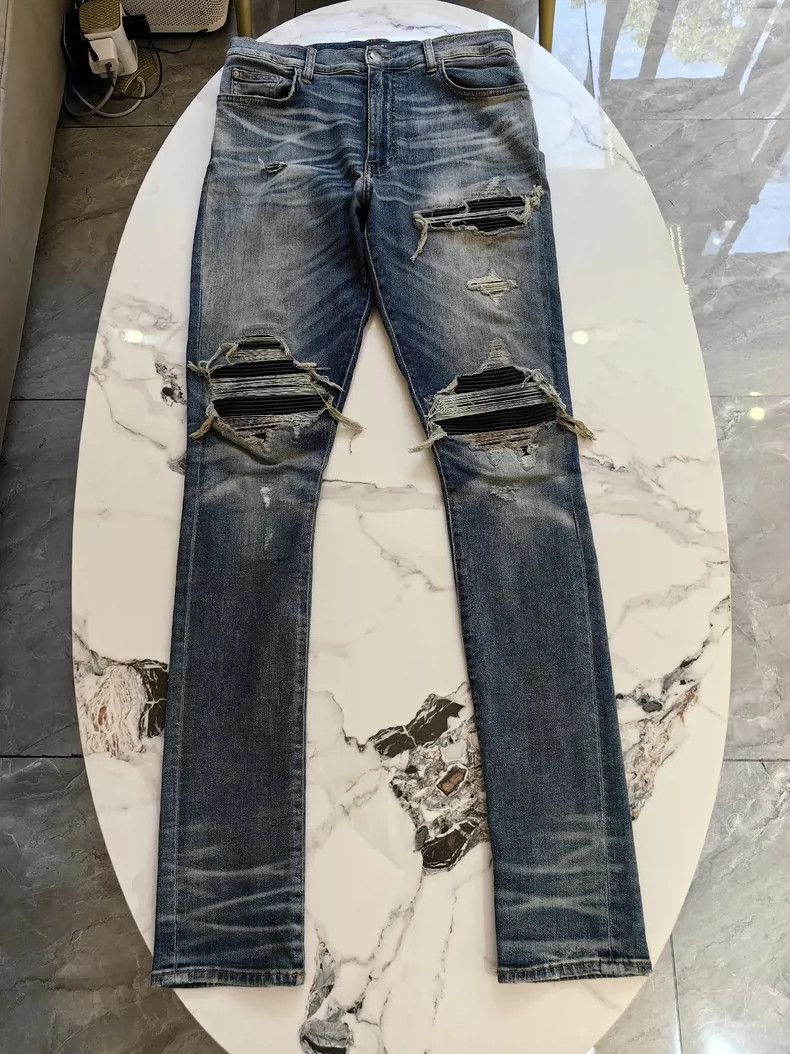 Amiri Amiri MX1 Slim Stretch Denim Jeans Size US 34 / EU 50 - 1 Thumbnail
