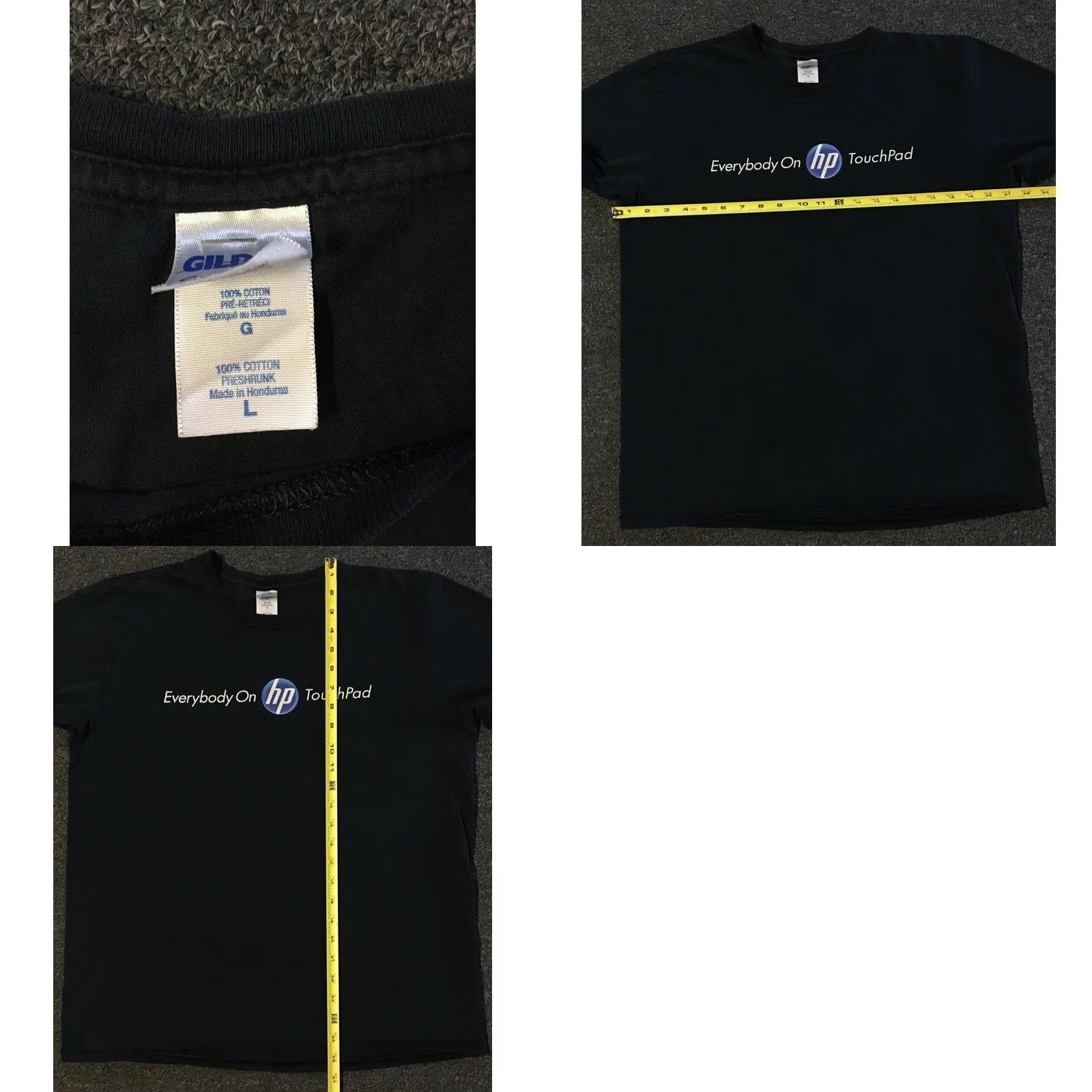 Apple VINTAGE HP Touchpad Faded Promo Shirt M Black T-Shirt Mens Grunge 80s 90s Vaporwave Nintendo Zelda Intermediate Size US M / EU 48-50 / 2 - 9 Thumbnail