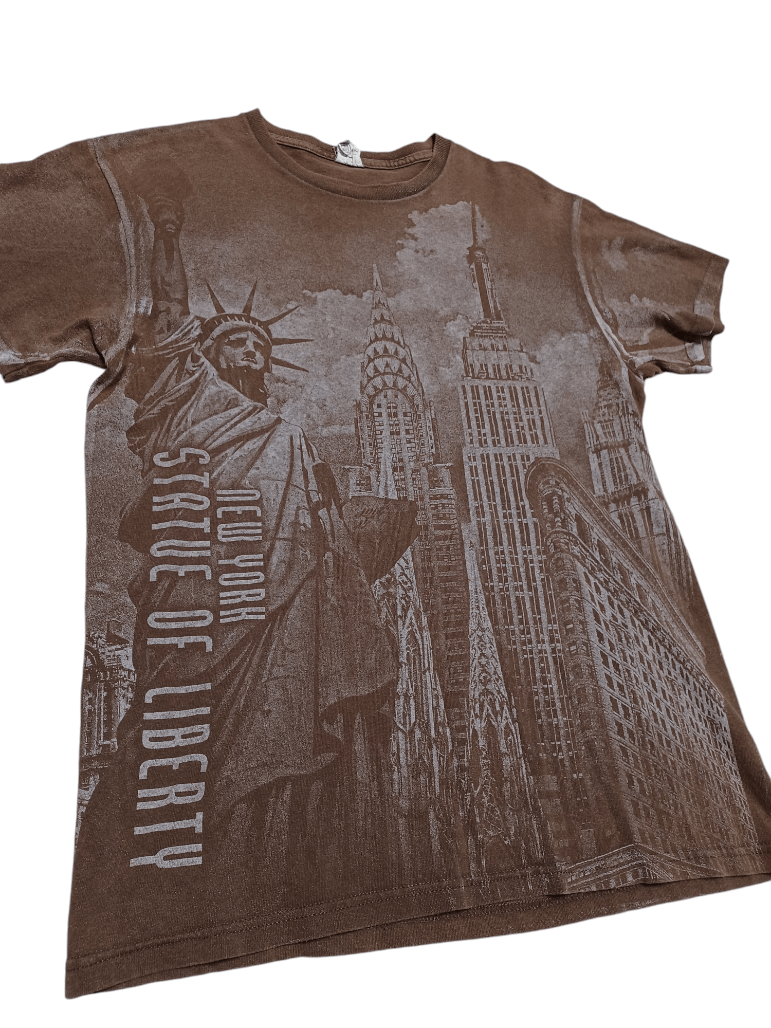 Delta FANTASTIC THE STATUE OF LIBERTY NEW YORK DELTA VINTAGE TEE Size US M / EU 48-50 / 2 - 2 Thumbnail