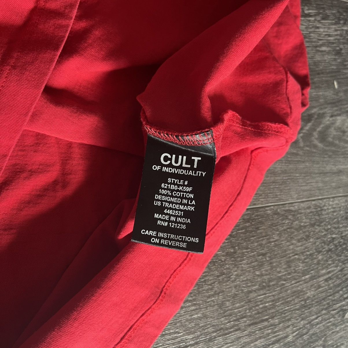 Cult Of Individuality × Japanese Brand × Vintage Vintage Cult of Individuality Japan Schimuchan Red Logo Tee Size US XL / EU 56 / 4 - 7 Thumbnail