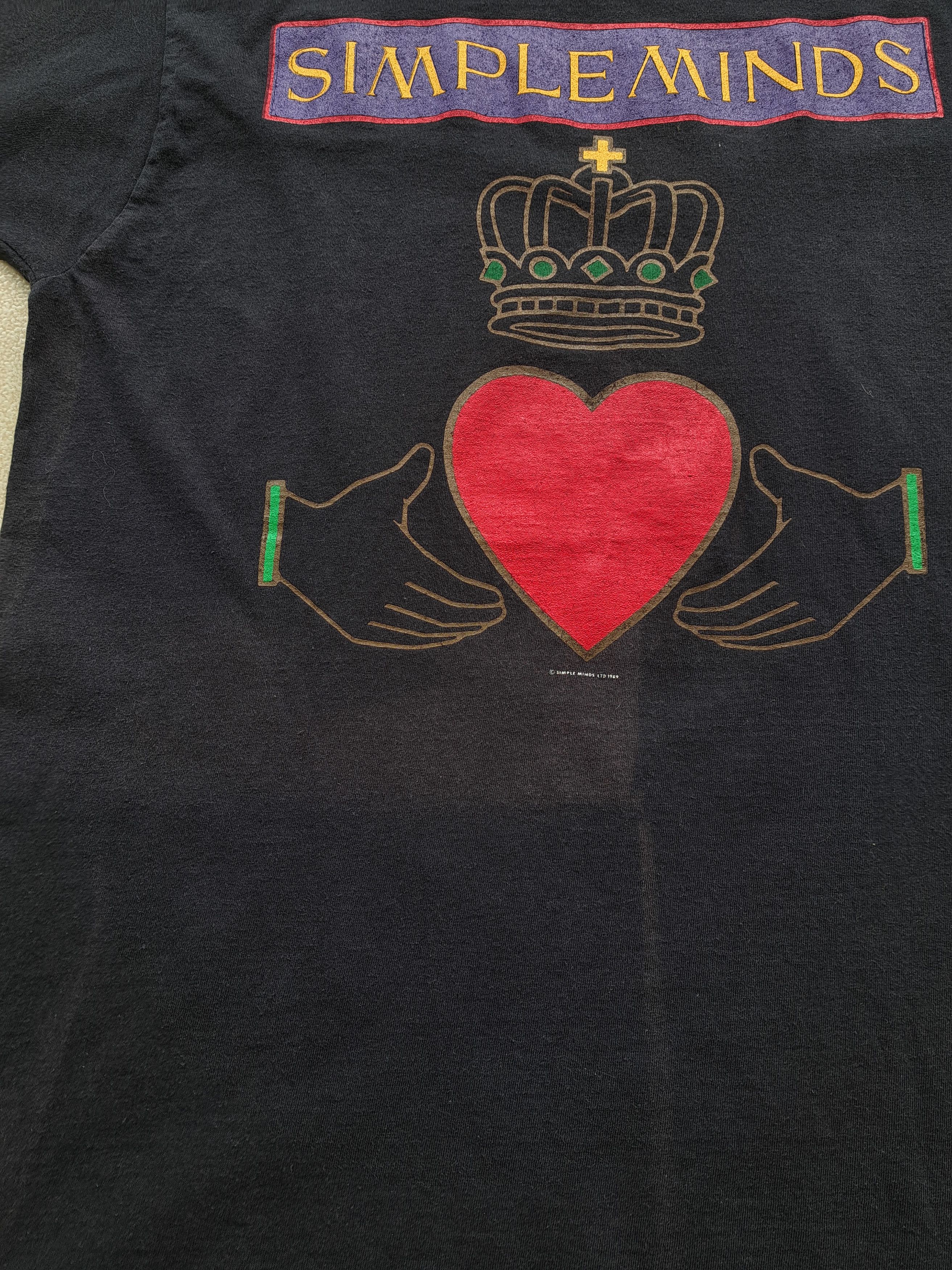 Band Tees × Vintage Vintage 1989 Simple Minds European Tour T-Shirt Size US XL / EU 56 / 4 - 5 Thumbnail