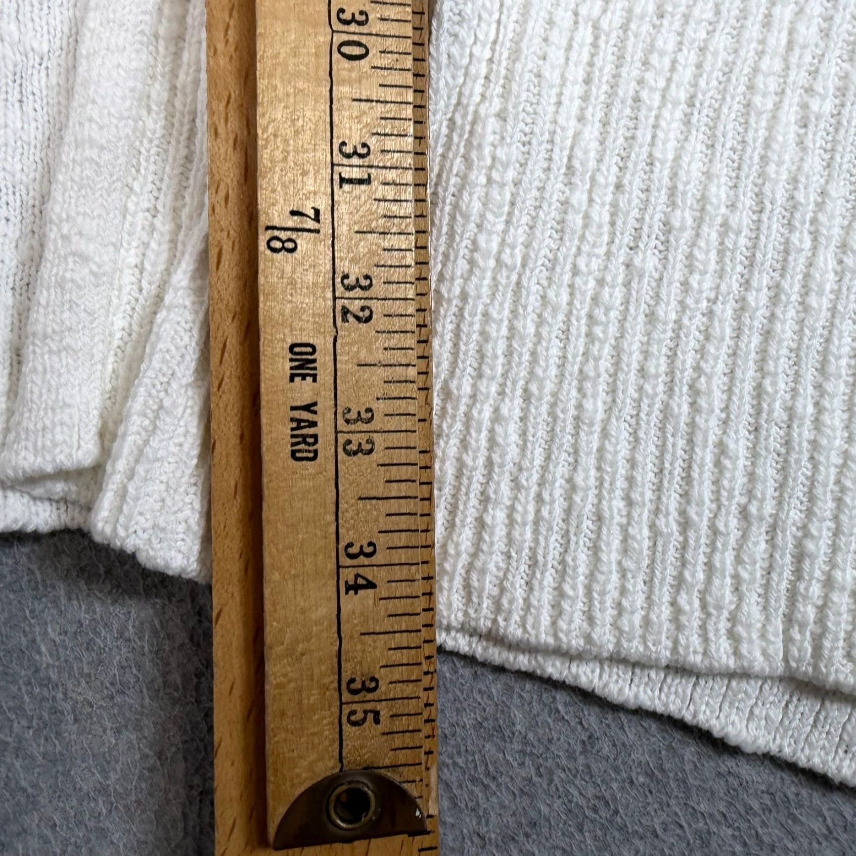 Eileen Fisher Eileen Fisher Cardigan Sweater Women L White 100% Cotton Open Knit Lightweight Relaxed Longline 3/4 Sleeve Casual Vintage No Womens Size L / US 10 / IT 46 - 6 Thumbnail