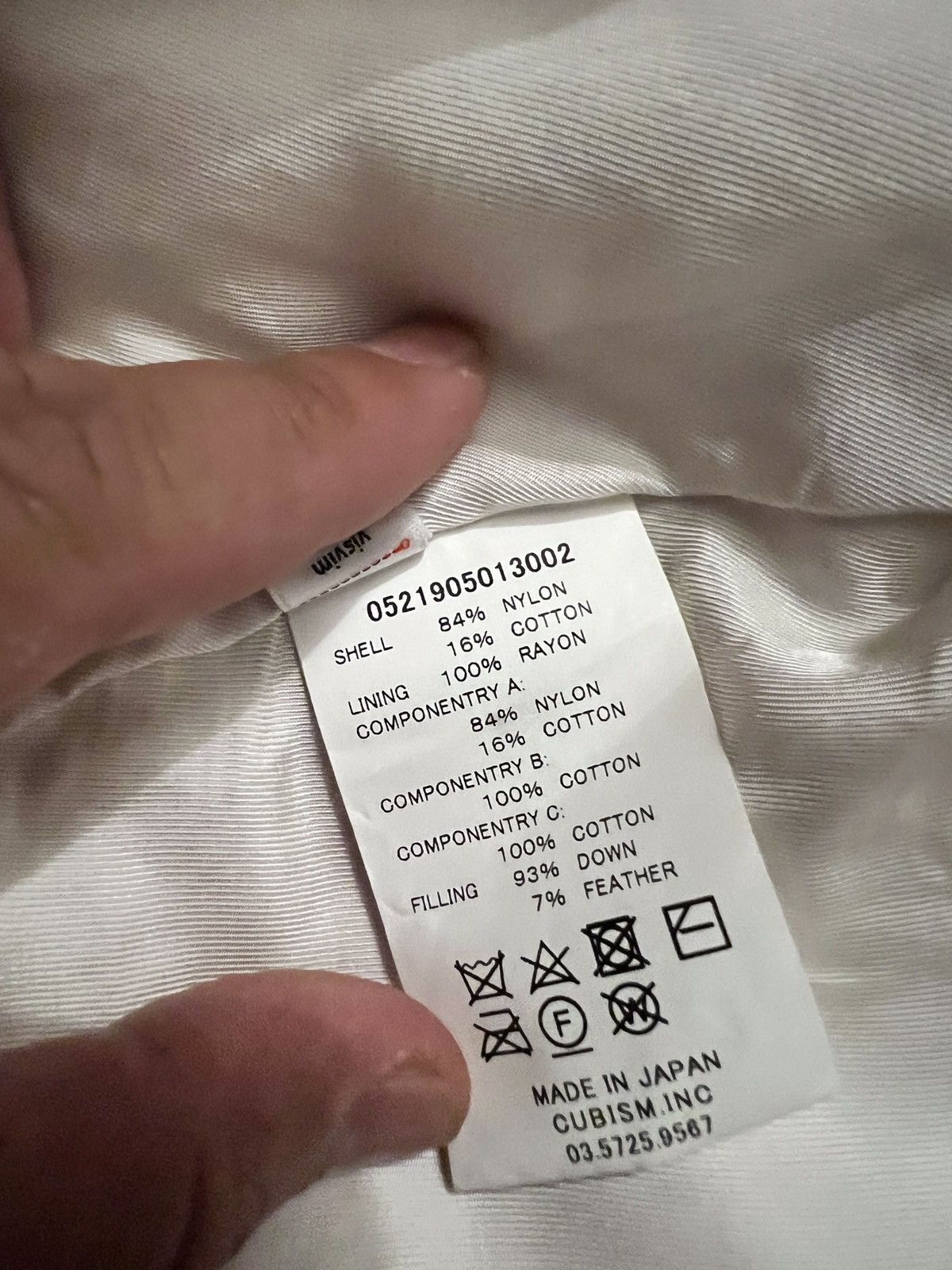 Visvim visvim contrary dept harrier down jkt jacket ivory camo 3 Size US L / EU 52-54 / 3 - 11 Thumbnail