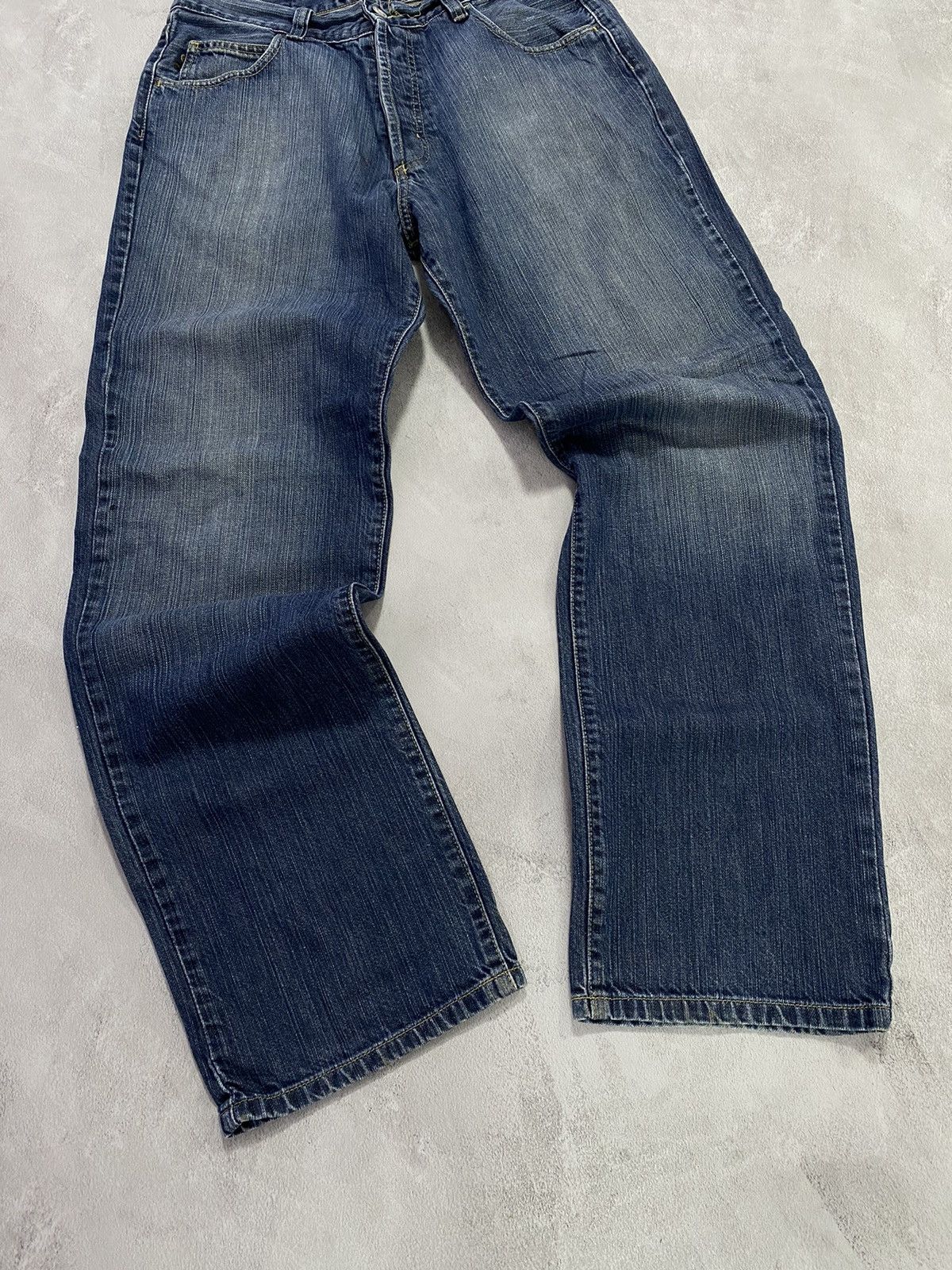 Japanese Brand Vintage JEANS HENRRY LLOYD Distressed flared japan style 32 Size US 32 / EU 48 - 2 Thumbnail