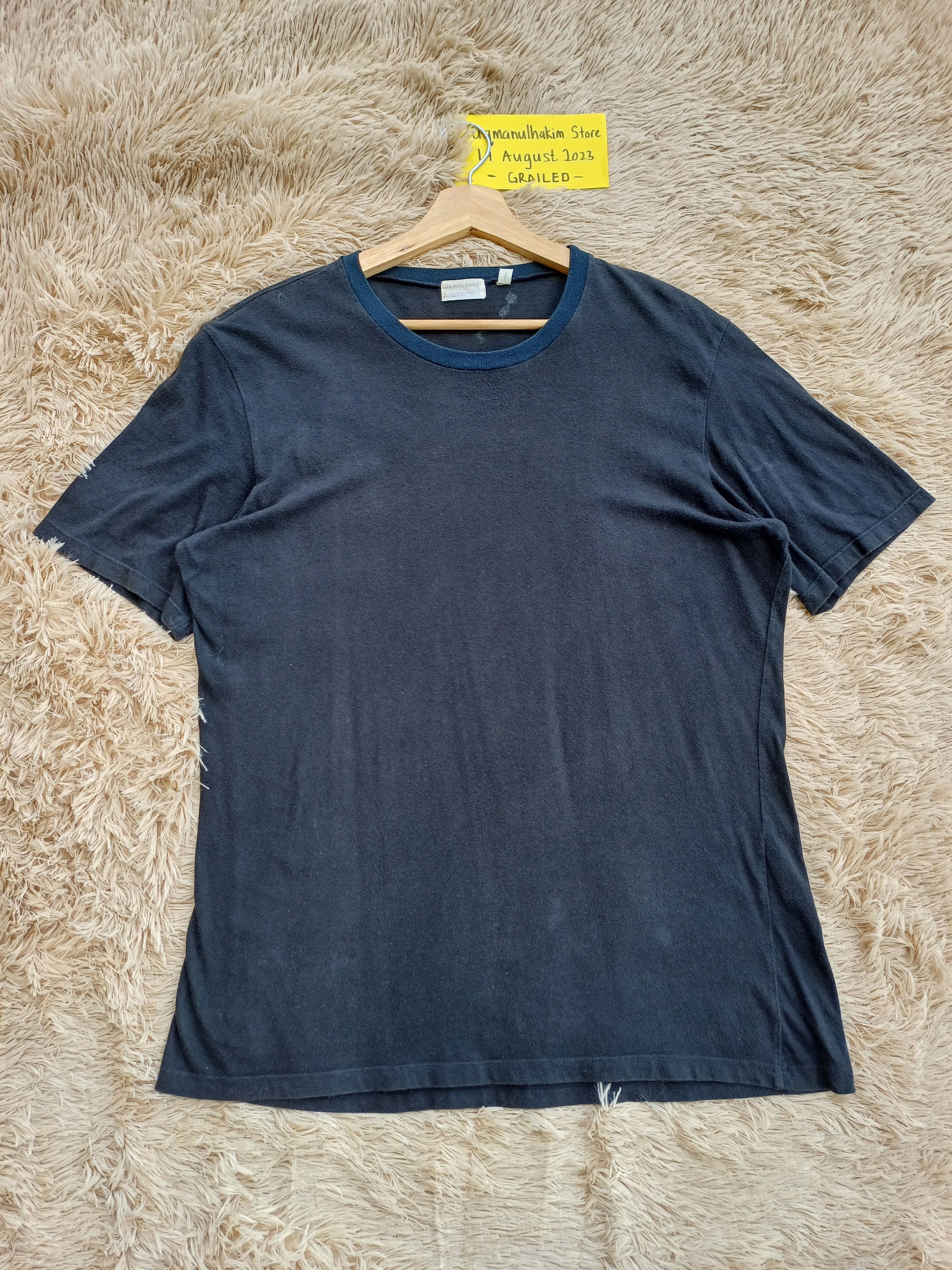 Helmut Lang Vintage SS1998 Helmut Lang Jeans Limited Ed Spellout Tshirt Size US M / EU 48-50 / 2 - 5 Thumbnail