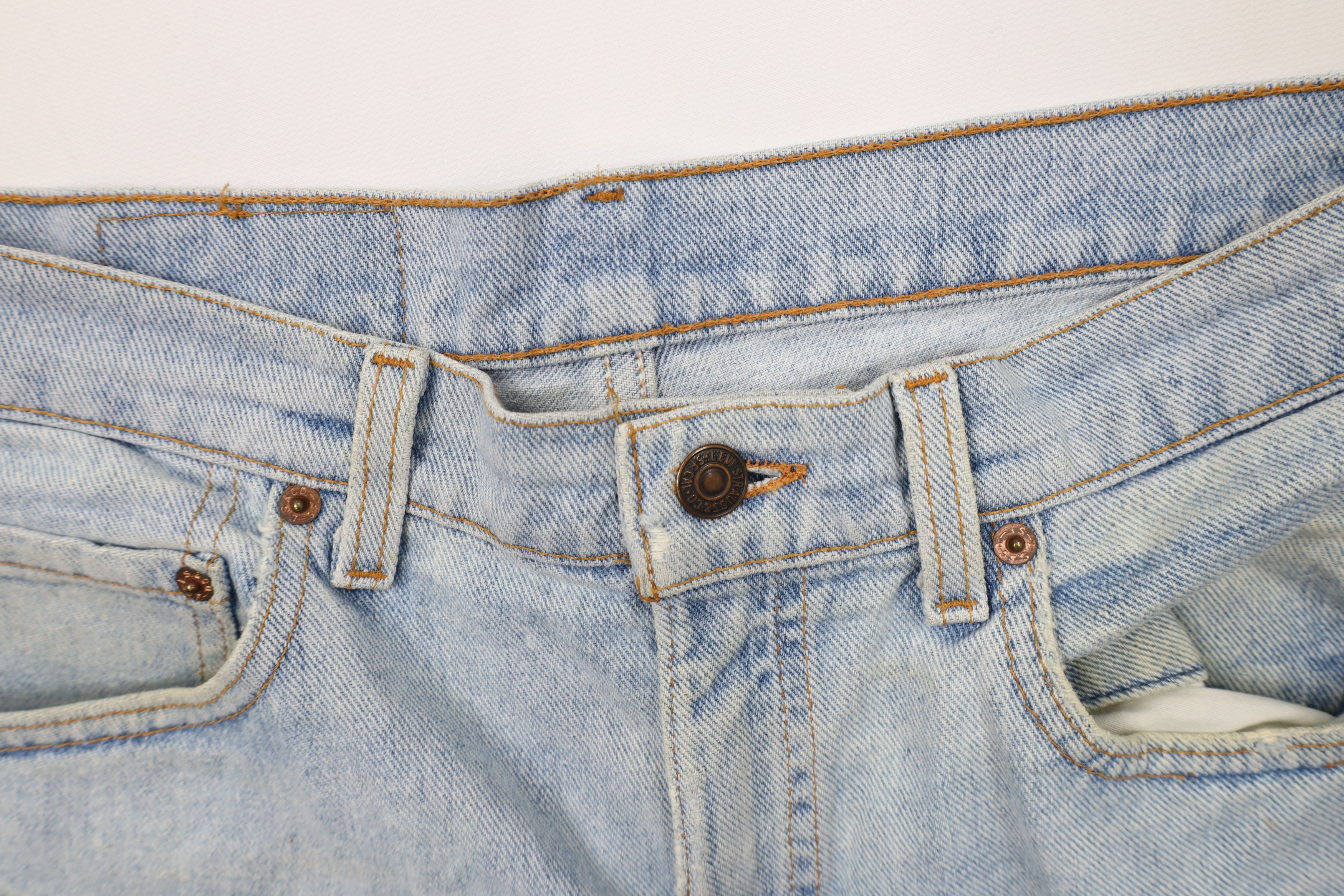 Levi's Vintage 90s Levis 550xx Relaxed Fit Denim Jeans Blue USA Size US 34 / EU 50 - 9 Thumbnail