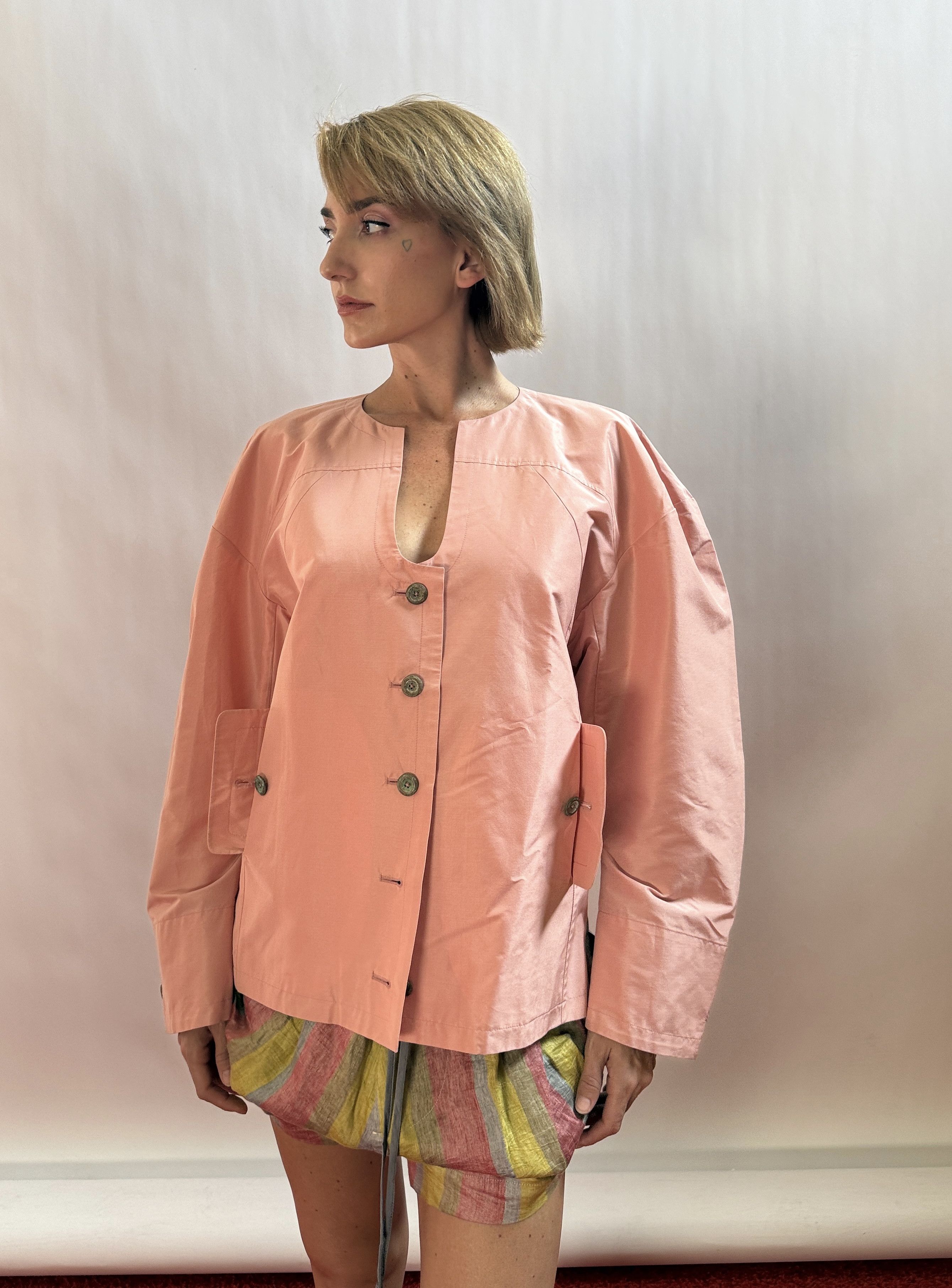 Vivienne Westwood NWT 3,040$ 2020 Coco Bello Jacket Cotton Silk Blend Size US M / EU 48-50 / 2 - 1 Thumbnail