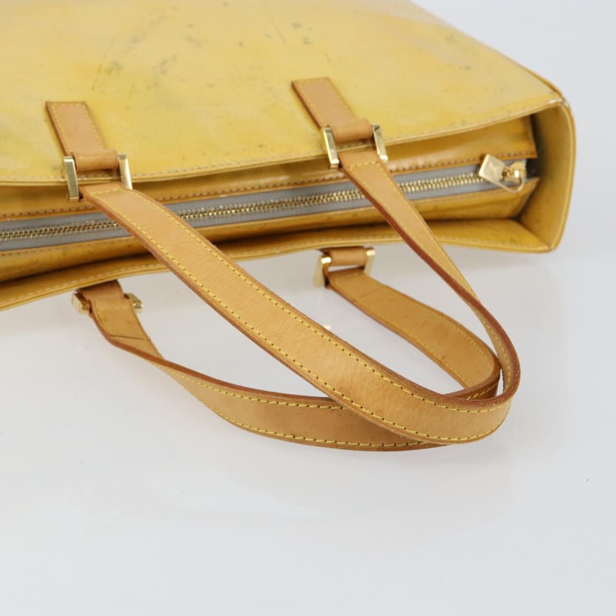 Louis Vuitton LOUIS VUITTON Monogram Vernis Columbus Tote Bag Gris M91028 Size ONE SIZE - 7 Thumbnail