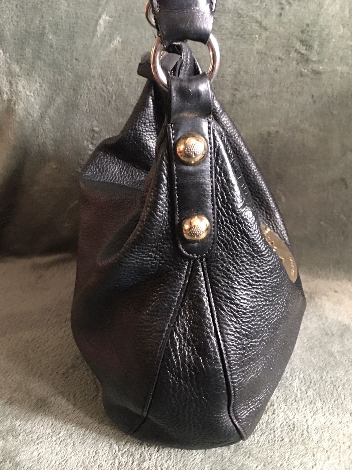 Mulberry Mulberry Daria Black Leather Shoulder Hobo Bag Size ONE SIZE - 4 Thumbnail